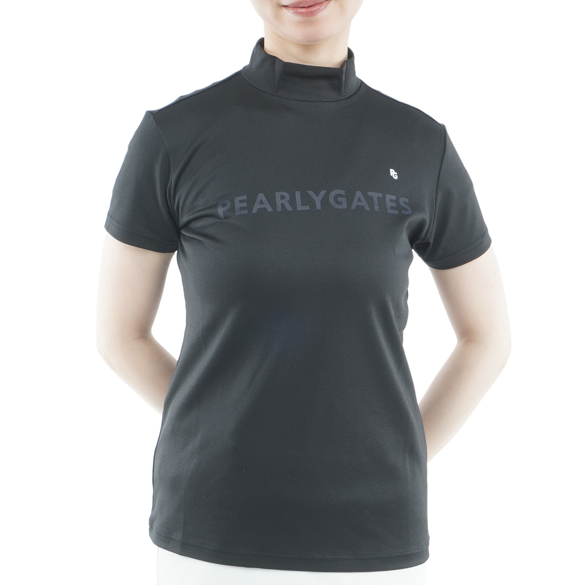 PEARLY GATES ダークグレー ショートスリーブシャツ PEARLY GATES shirts available for purchase online at GDO Golf Shop