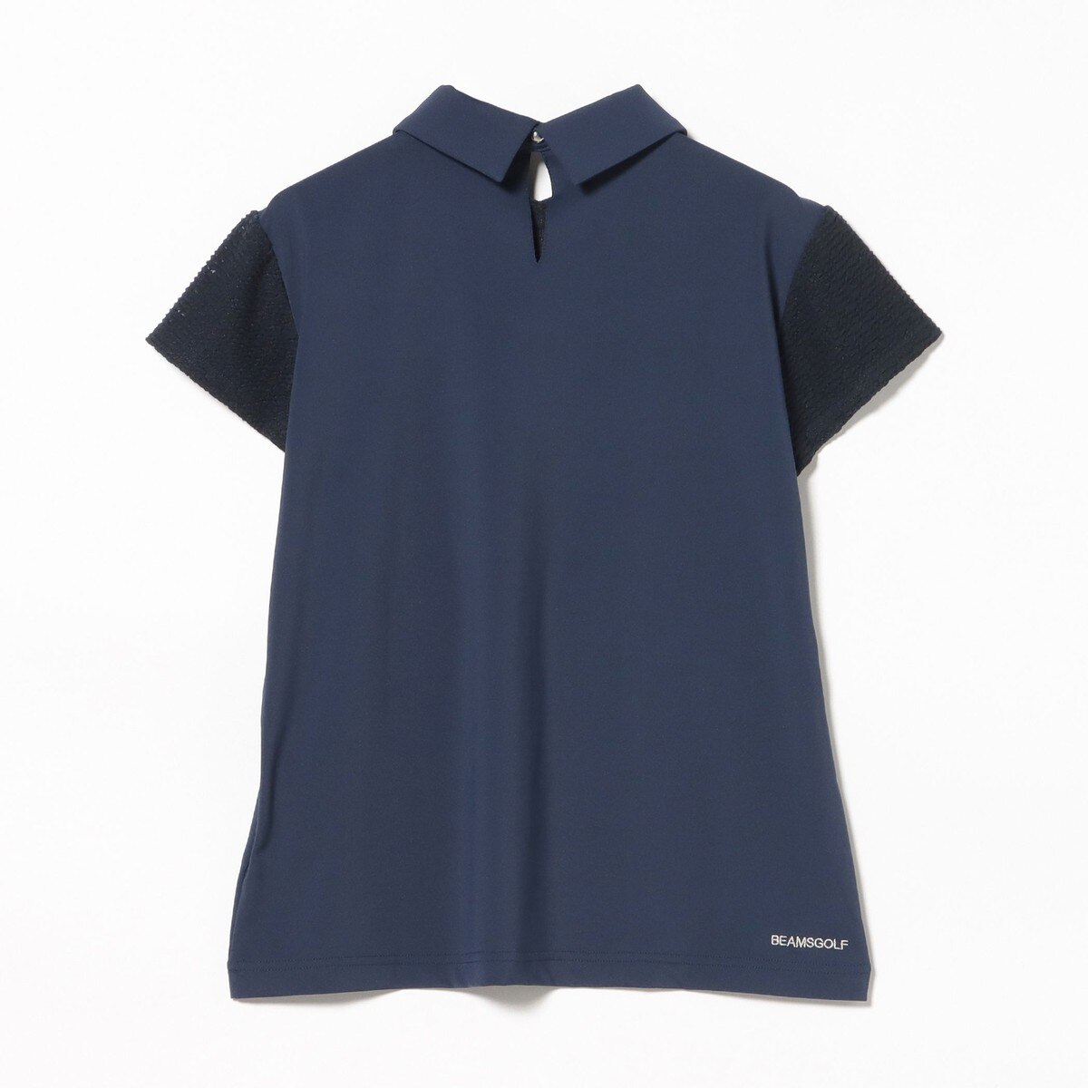 PURPLE LABEL レース 切替 ポロシャツ レディス(半袖シャツ