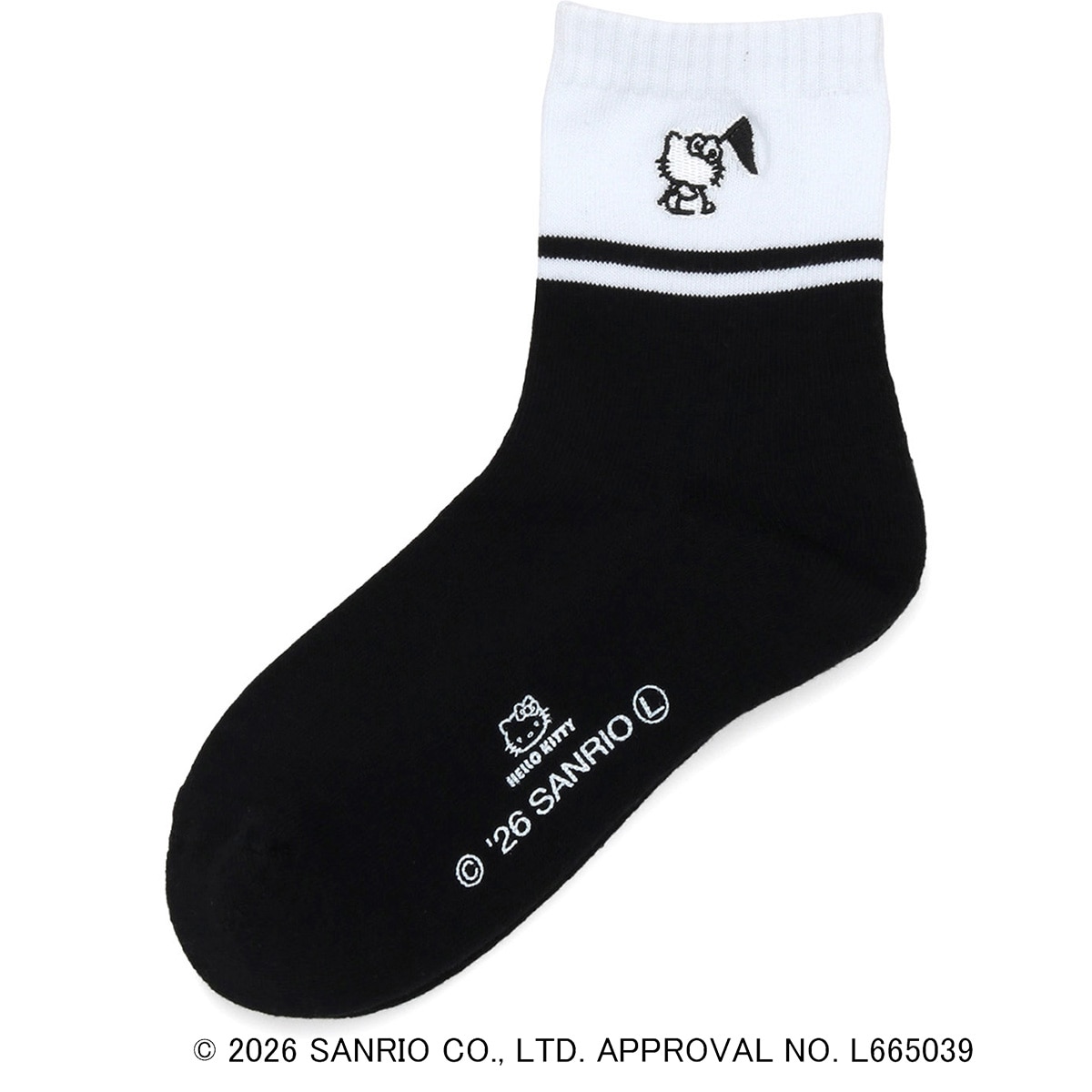 ハローキティ ラインソックス レディス(靴下)|Sanrio Sports(サンリオ