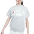 ストレッチ ショットスムーザースウェット モックネック半袖シャツ