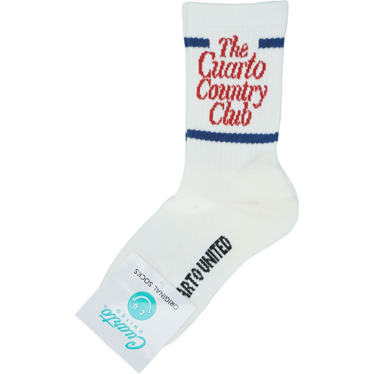 QCCロゴラインミドルソックス レディス(靴下)|CUARTO UNITED(クアルト