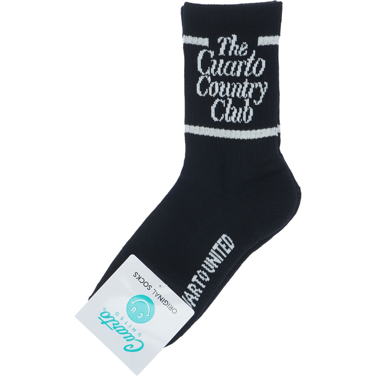 QCCロゴラインミドルソックス レディス(靴下)|CUARTO UNITED(クアルト