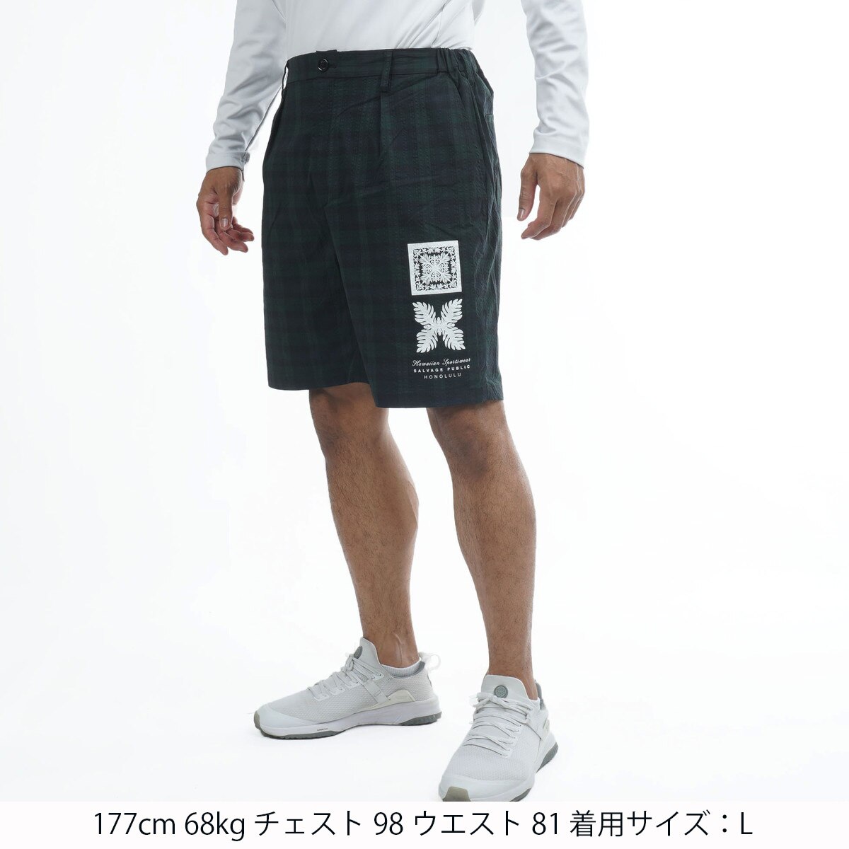 カハラシアサッカー ハーフパンツ(ハーフパンツ)|SALVAGE PUBLIC
