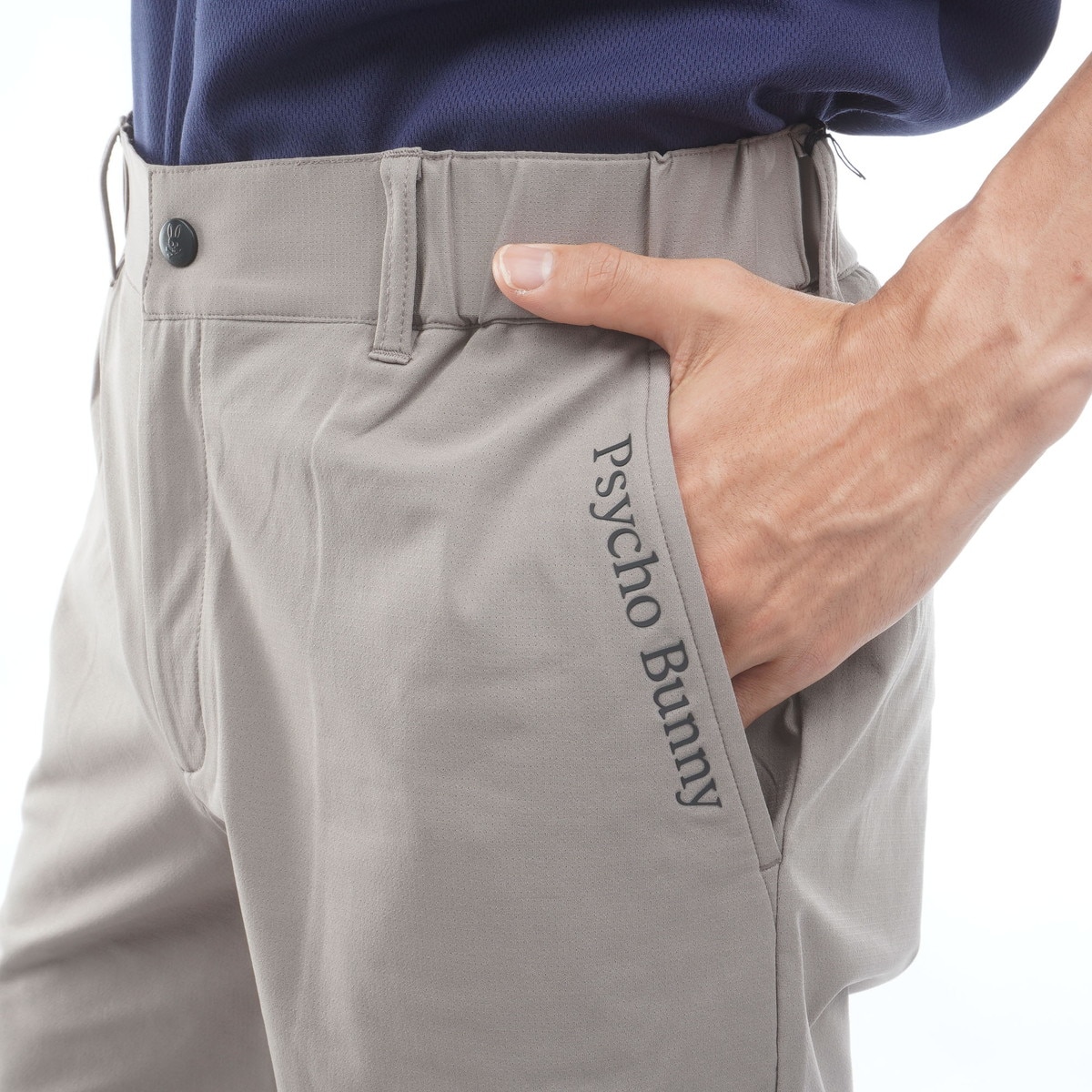 GOLF メッシュ調リラックス ストレッチショートパンツ(ハーフパンツ