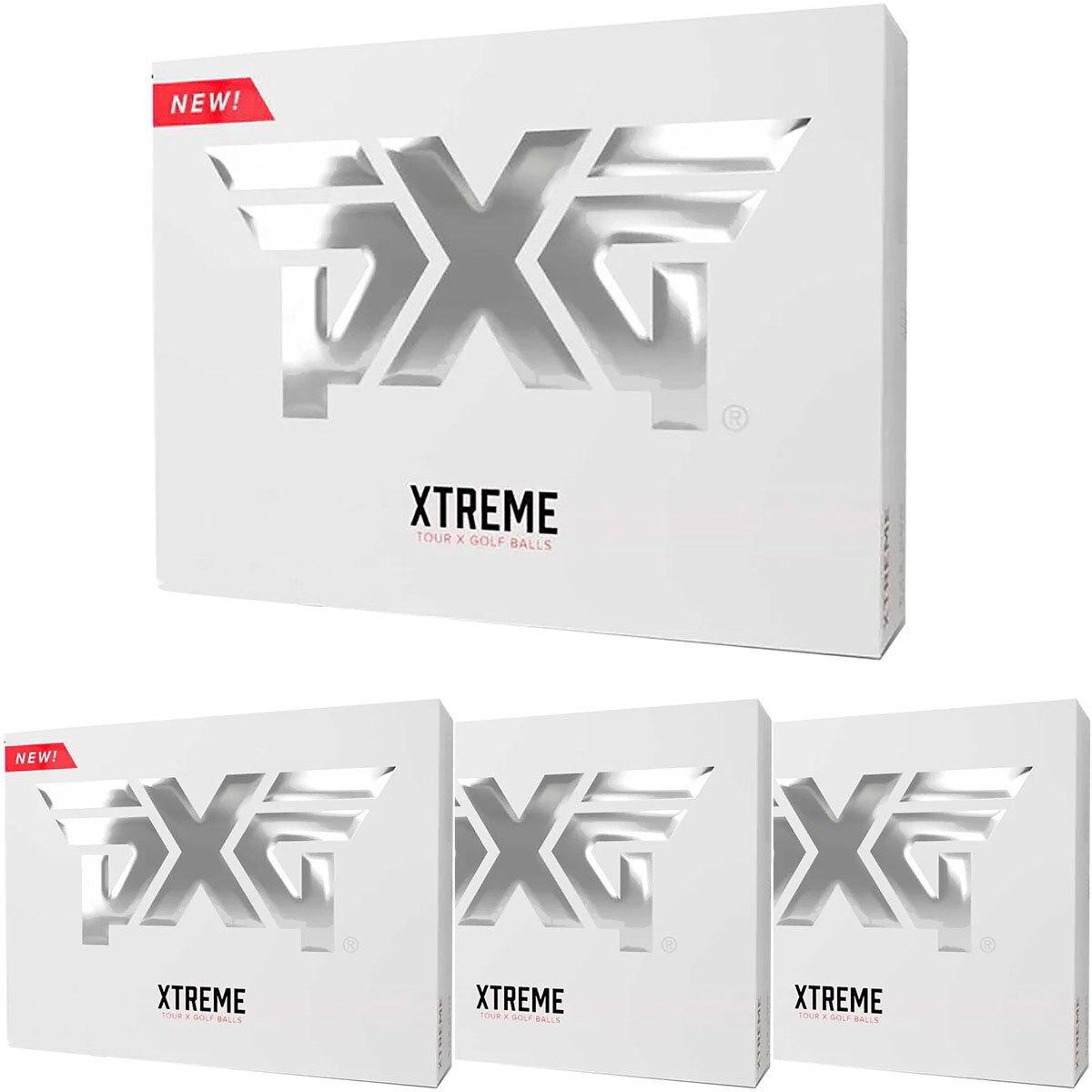 TOURSTAGE X-JD ゴルフボール 4個セット Xtreme Tour X ゴルフボール 4ダースセット(ボール（新品）)|PXG(ピー