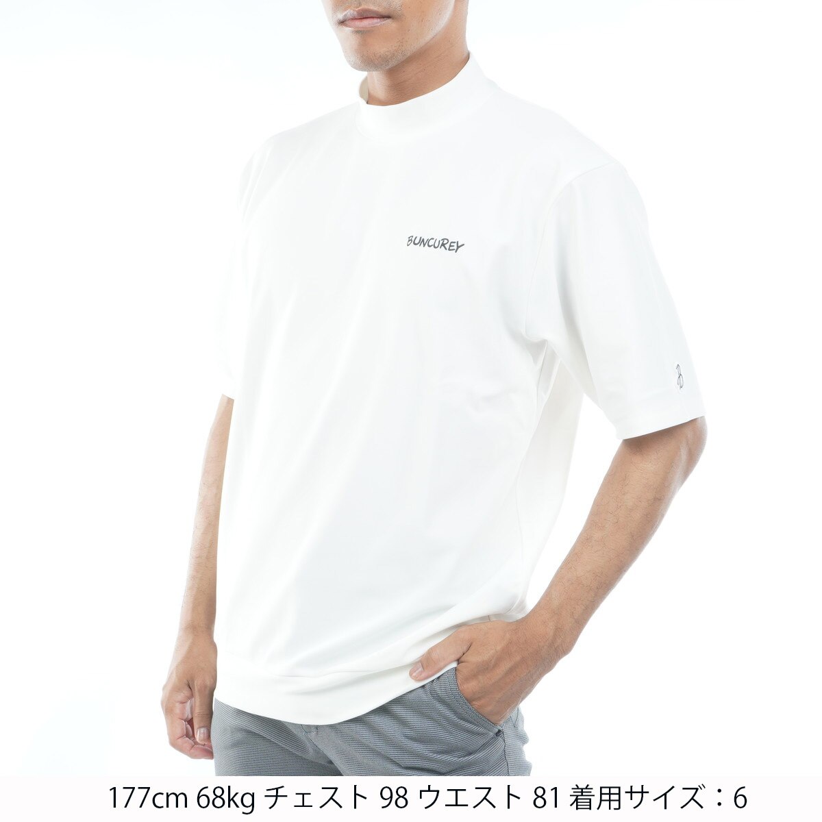 半袖モックネックシャツ(半袖シャツ・ポロシャツ)|BUNCUREY(バンクレイ