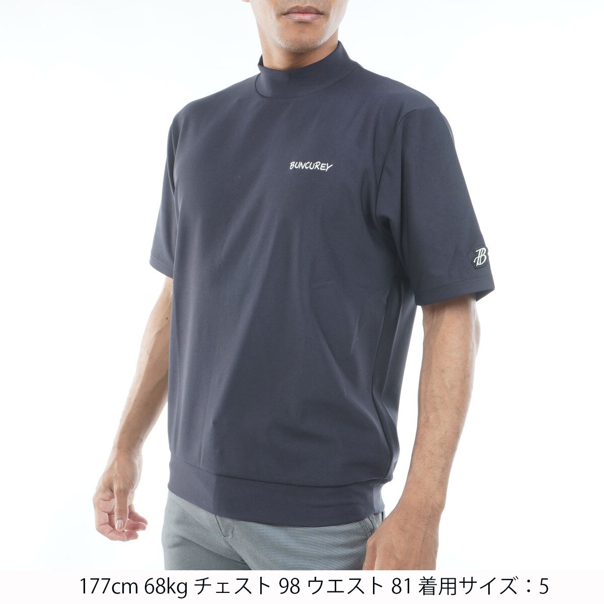 半袖モックネックシャツ(半袖シャツ・ポロシャツ)|BUNCUREY(バンクレイ