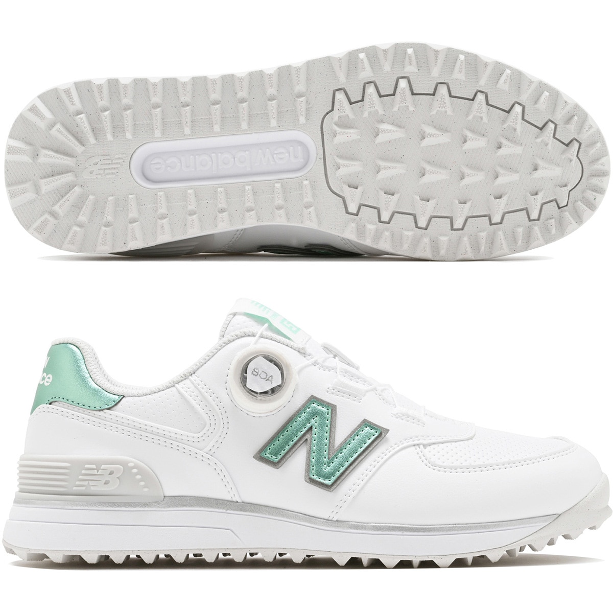 New Balance ゴルフシューズ ホワイト ミント New Balance ゴルフシューズ (ニューバランス) 通販｜GDOゴルフショップ