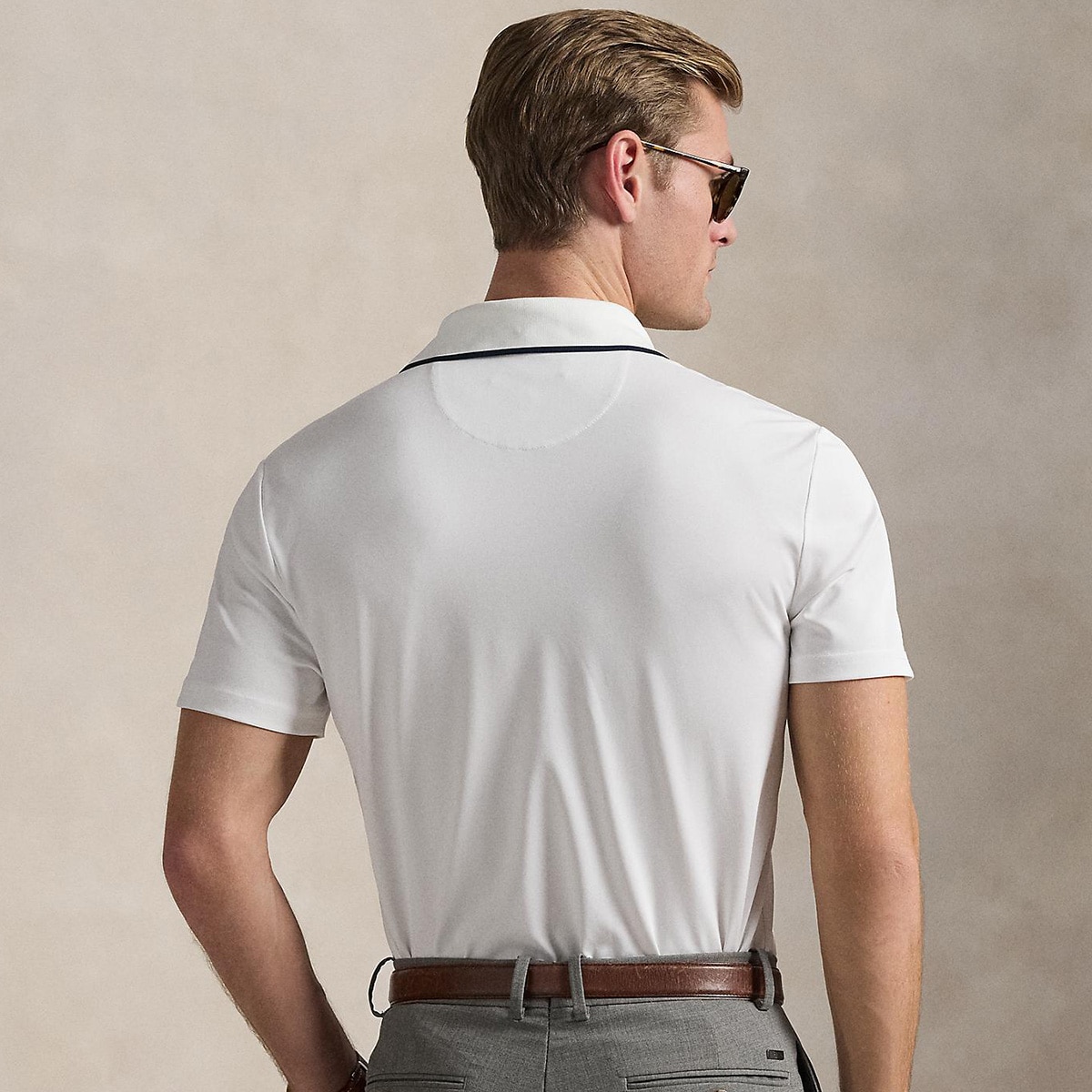 RLX ストレッチ テーラード フィット Polo ベア 半袖ポロシャツ(半袖