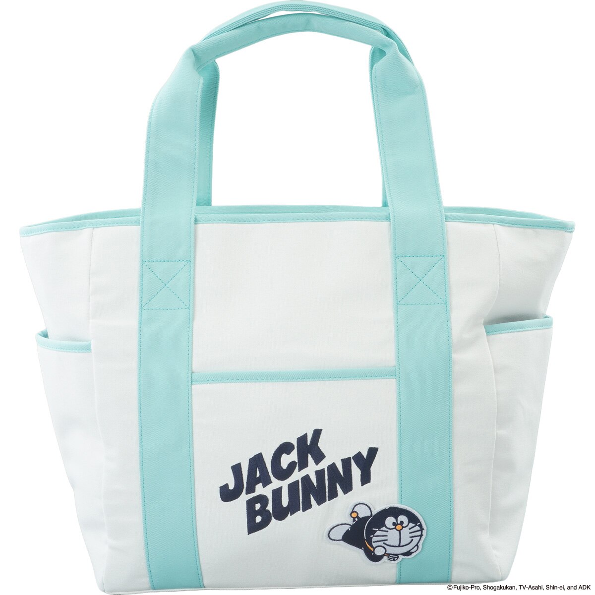 ラウンドトート ジャックバニー ドラえもん ゴルフ ドラえもん ワッペントートバッグ(トートバッグ)|Jack Bunny