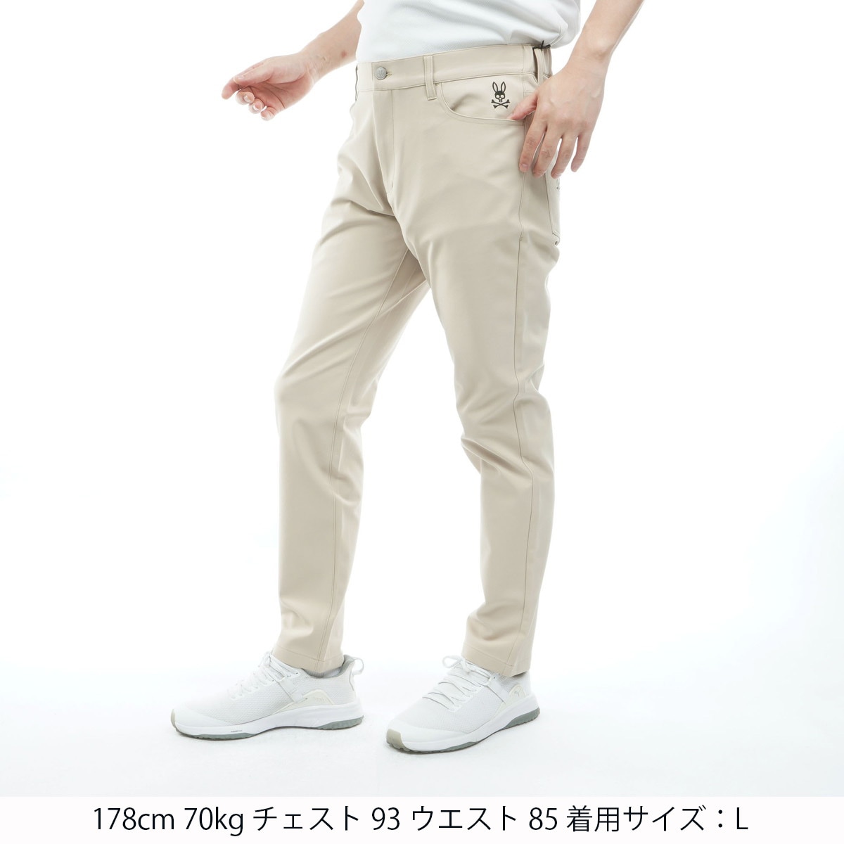 GOLF SOLOTEX ストレッチ ダブルクロス 5ポケットパンツ(ロングパンツ