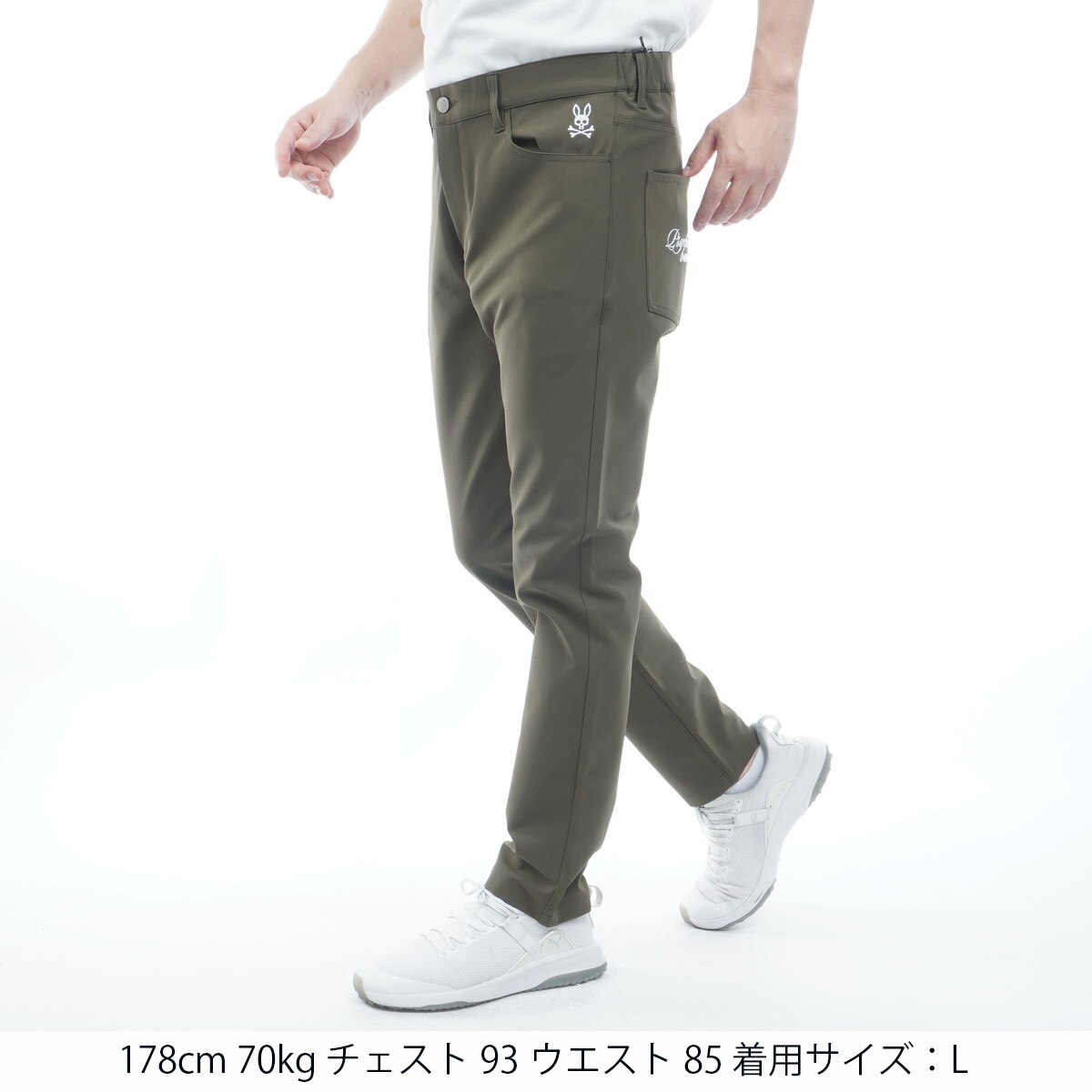 GOLF SOLOTEX ストレッチ ダブルクロス 5ポケットパンツ(ロングパンツ