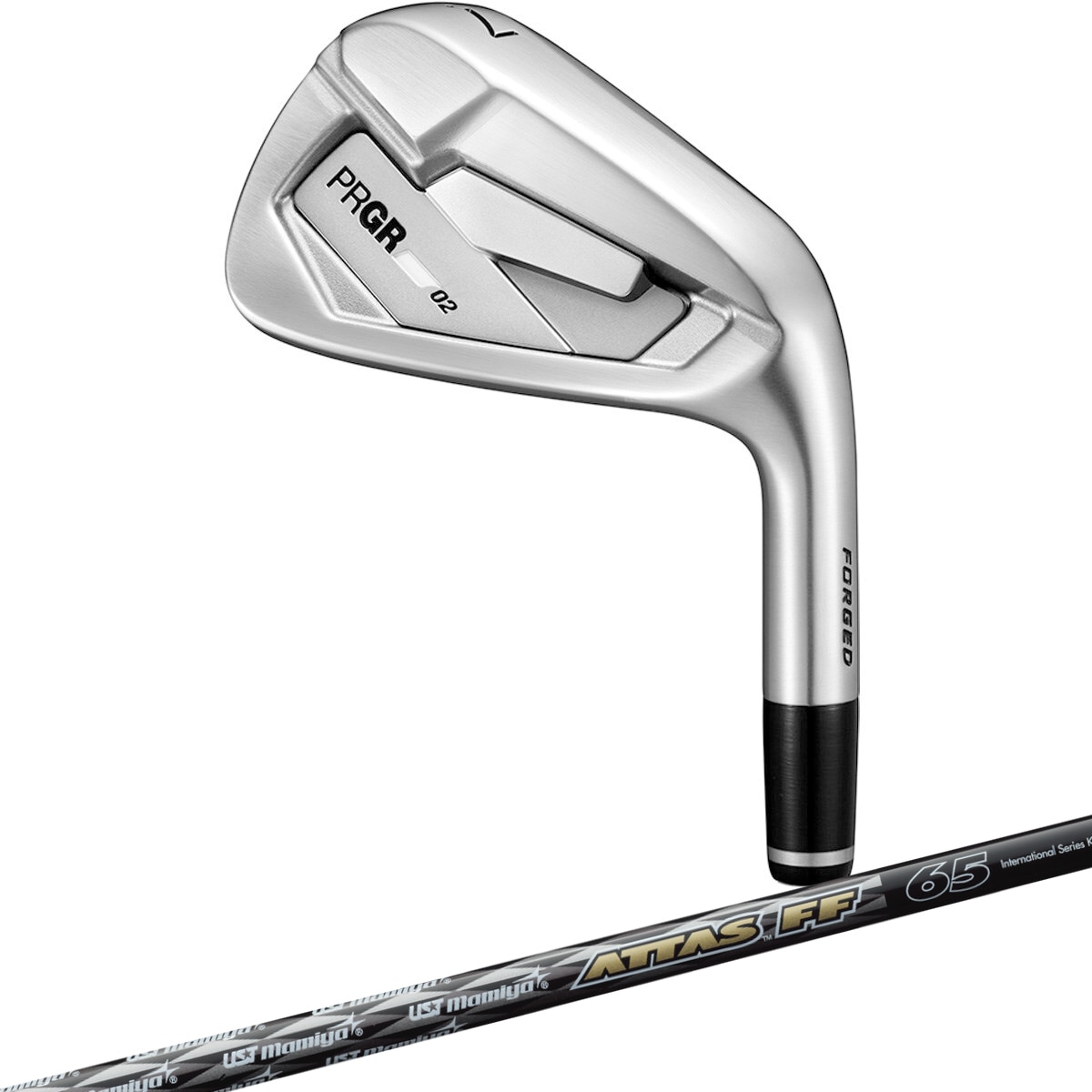 PRGR 02　2020　5本セット 希少なATTAS FF 65 02 アイアン(5本セット) ATTAS FF IRON 65／75／85／95(アイアン