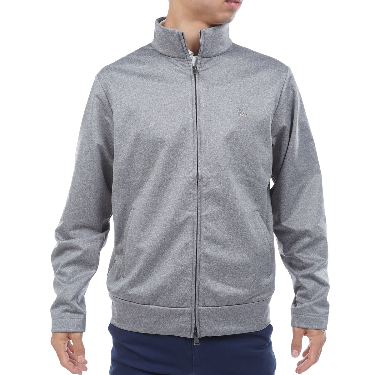 St Andrews ゴルフ メンズ ジャケット グレー ストレッチ スムースボンディングブルゾン(アウター(ブルゾン