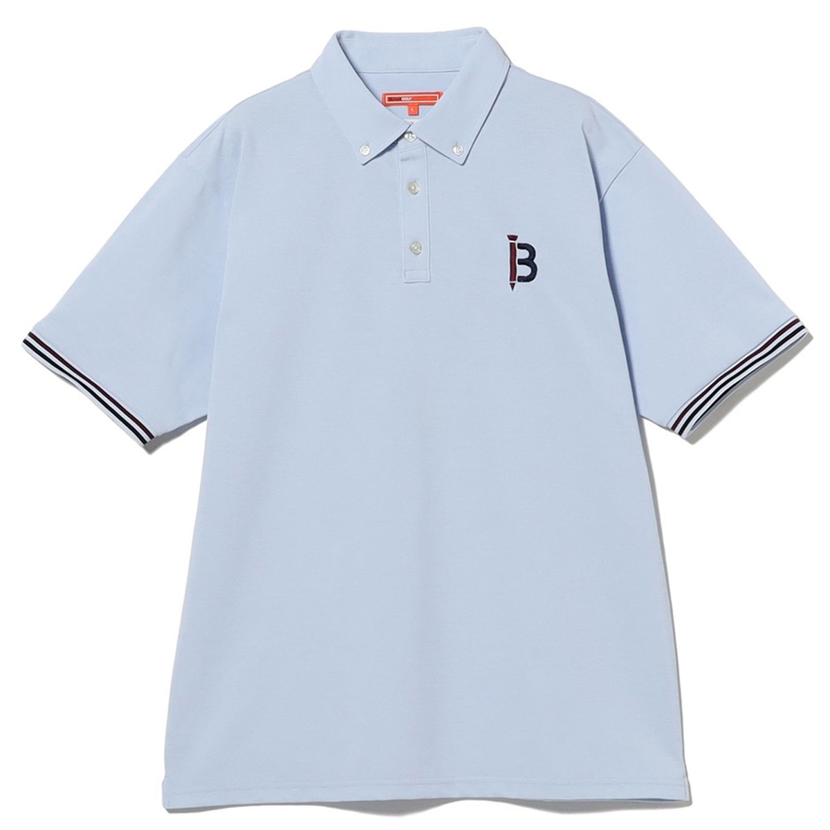ORANGE LABEL 袖リブ ボーダー ポロシャツ(半袖シャツ・ポロシャツ