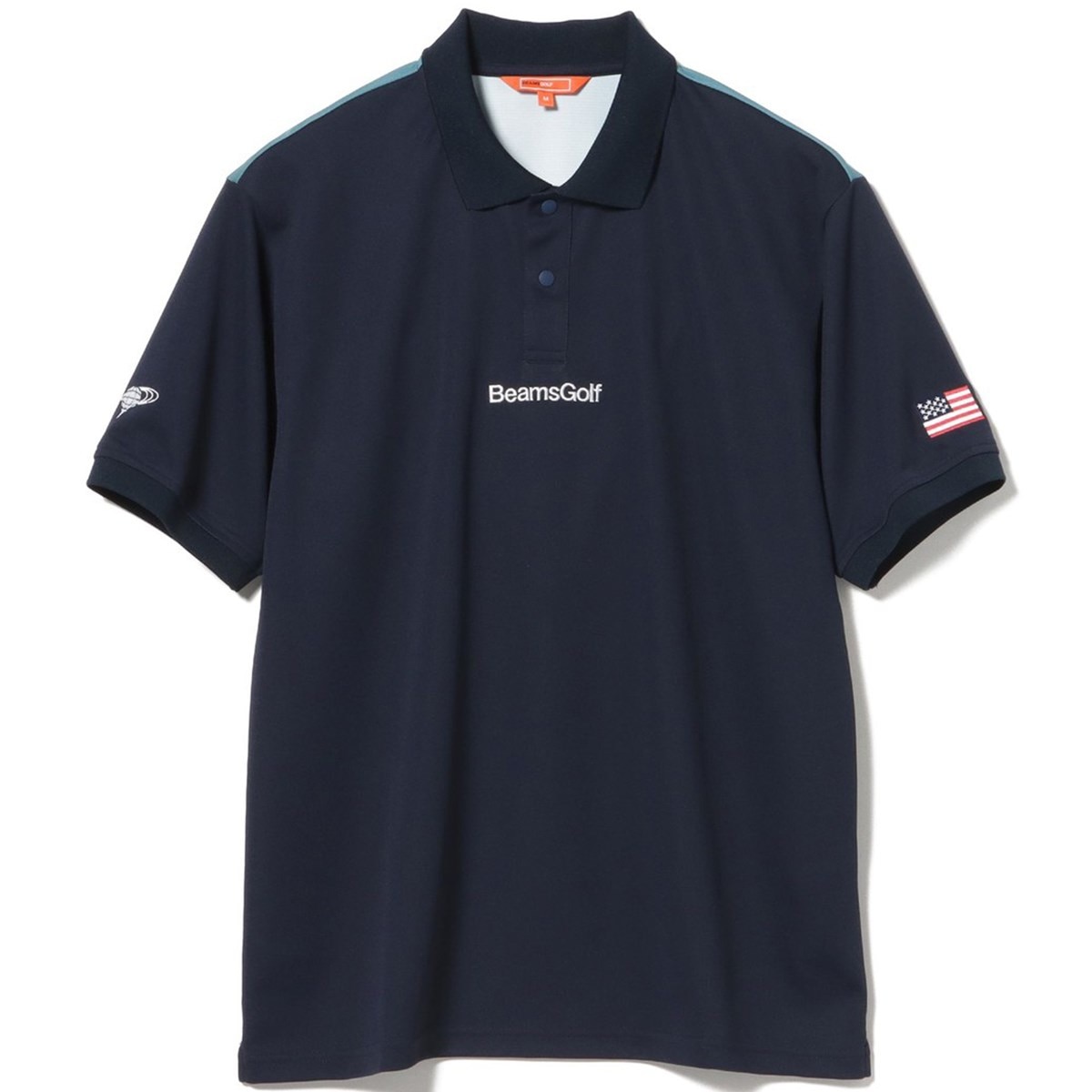 Beams Golf ポロシャツ メルセデス・ベンツ L ORANGE LABEL コースプリント ポロシャツ(半袖シャツ・ポロシャツ