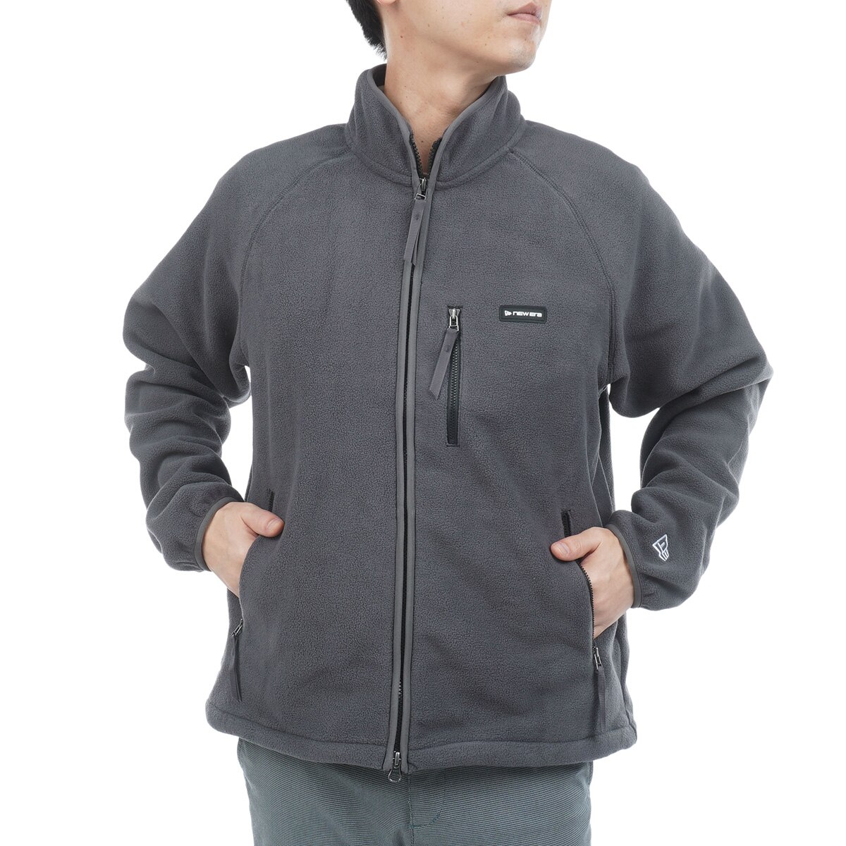 【新品】Local Golf ガレージロゴ フリース ジャケットM/L GF LINEAR ロゴ フリースジャケット(アウター(ブルゾン、ウインド