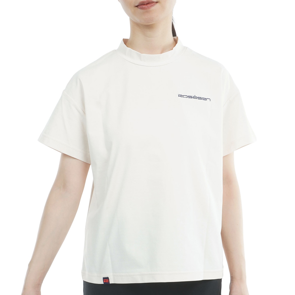 RUFFLOG モックネック 半袖シャツ ホワイト le coq sportif GOLF