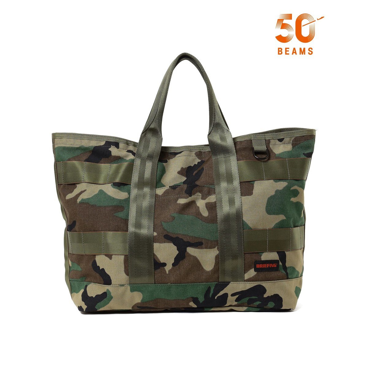 ビームス ゴルフ　迷彩トート限定　メイドイン　USA 別注 BRIEFING WOODLAND CAMOUFLAGE トートバッグ(トートバッグ)|BEAMS