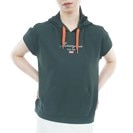 ストレッチ メッシュ半袖フーディー