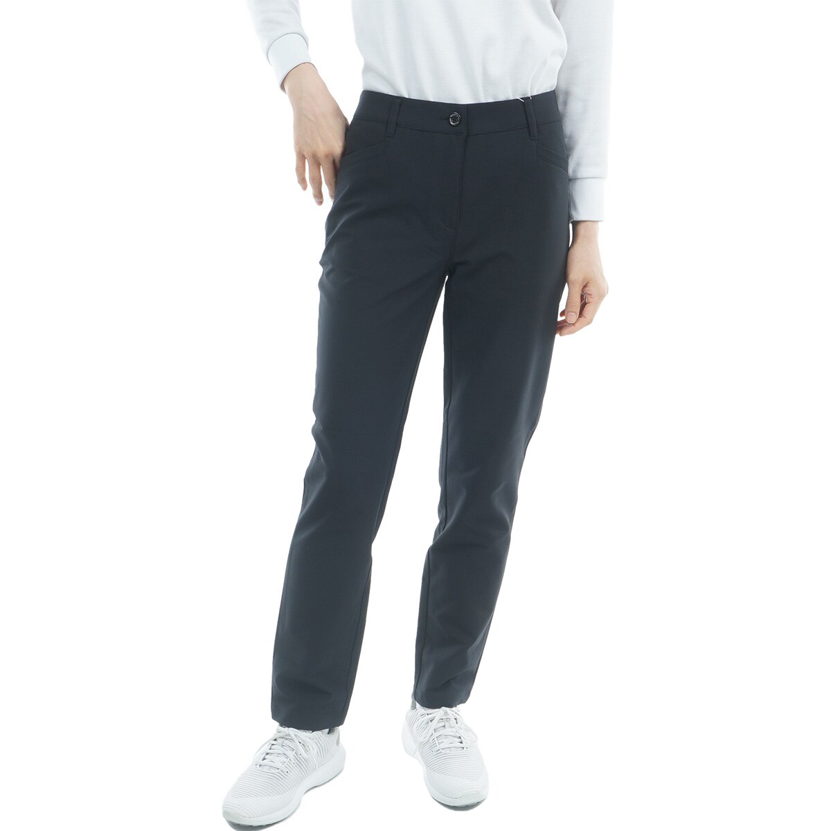 ストレッチ 美シルエットフルレングスパンツ レディス(ロングパンツ