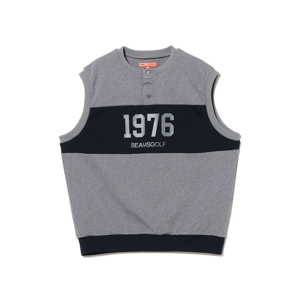 BEAMS GOLF フード付きベスト グレー メンズS 美品 BEAMS GOLF フード
