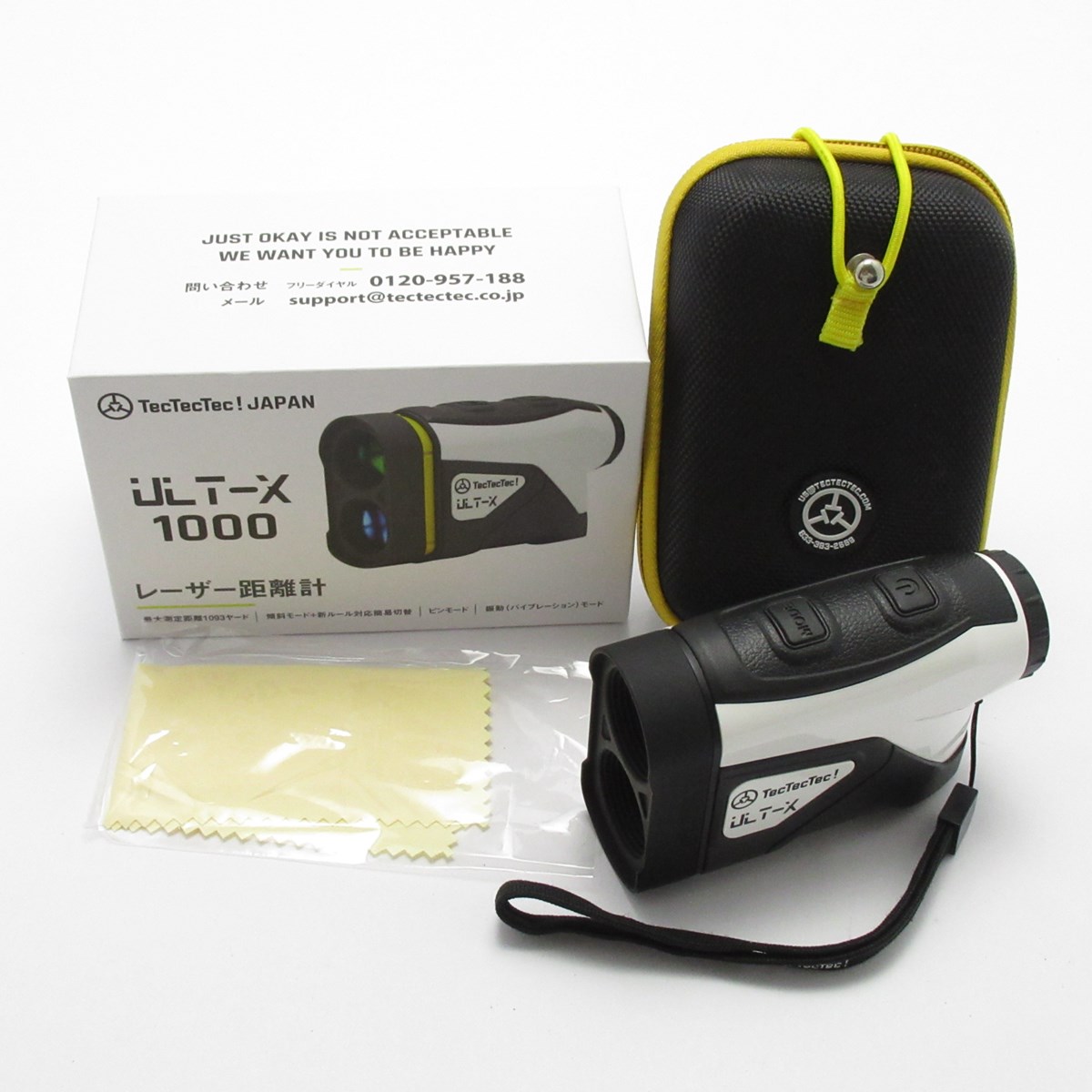 tectectec ゴルフ レーザー距離計測機 ULTX1000 - ラウンド用品 ...