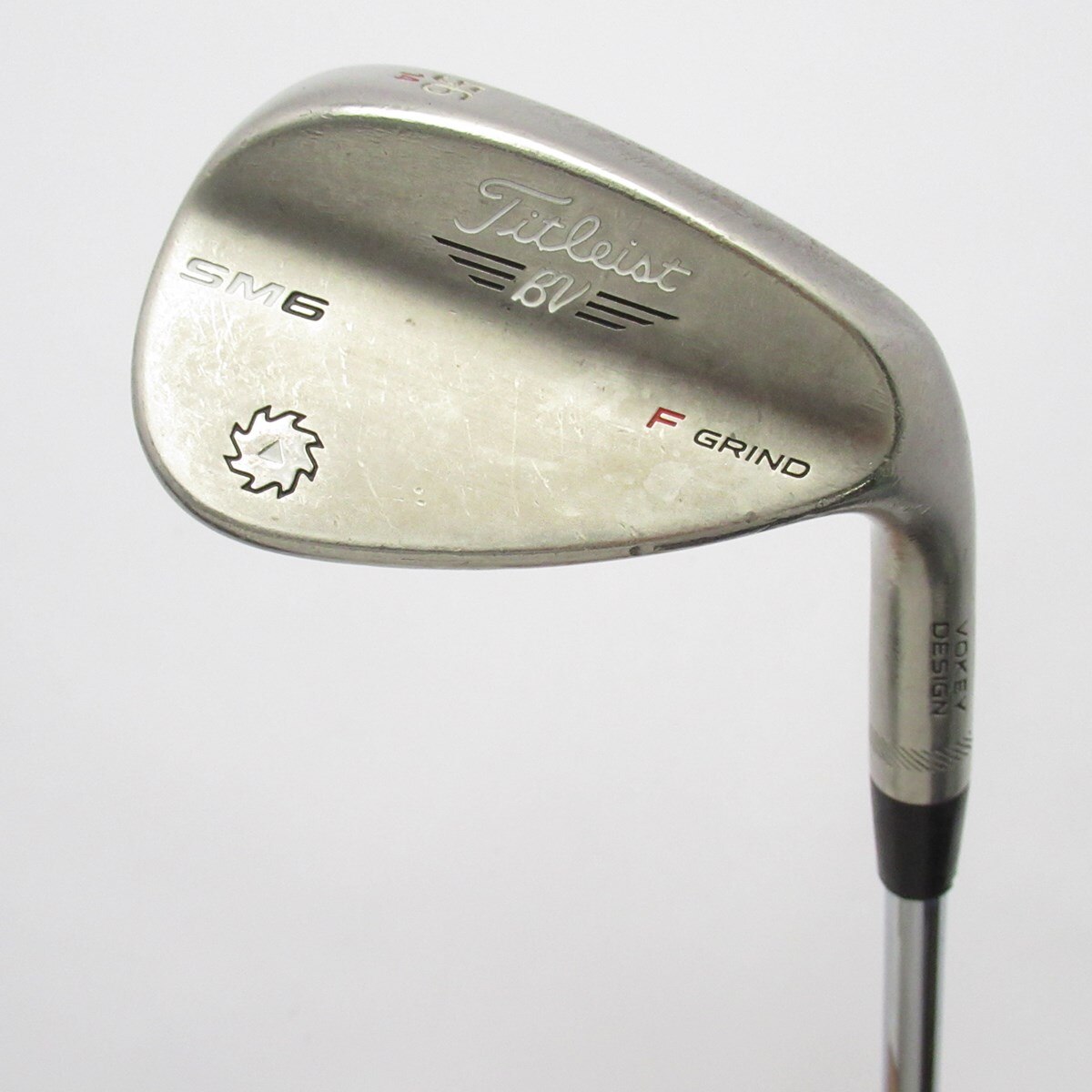 中古】Vokey SM6 スティールグレイ F GRIND US ウェッジ Dynamic Gold