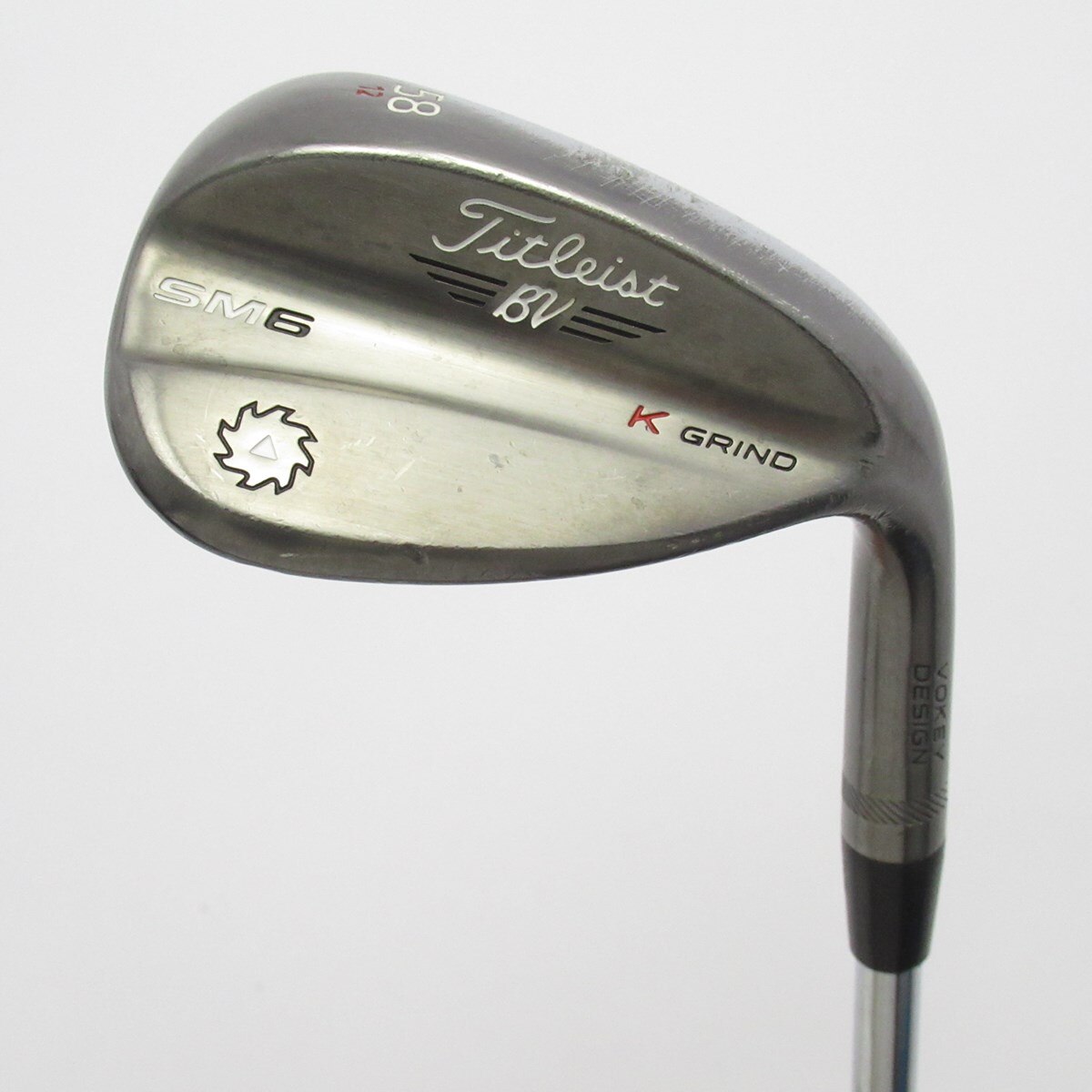 中古】Vokey SM6 スティールグレイ K GRIND ウェッジ スチールシャフト