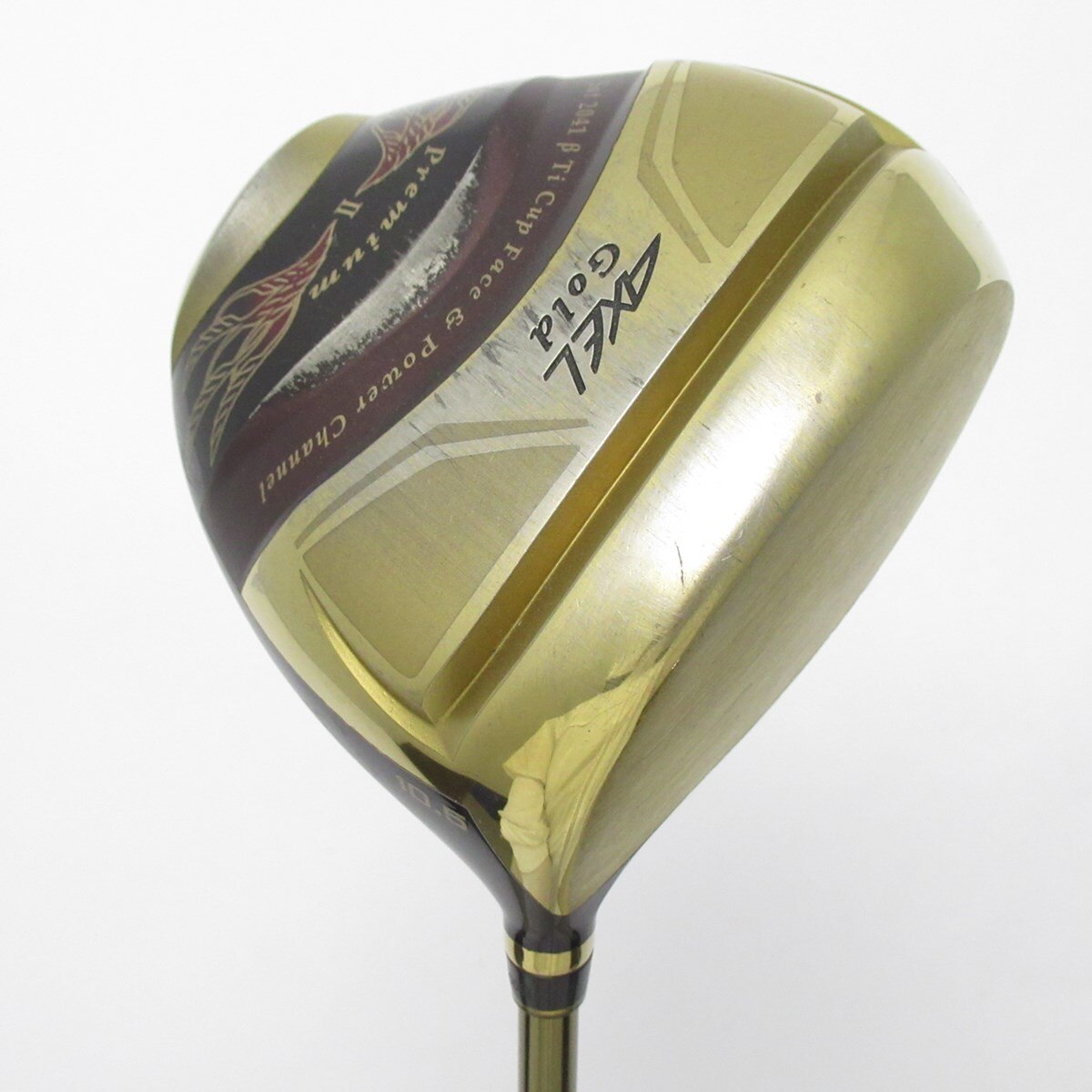 中古】AXEL GOLD PREMIUM 2 ドライバー カーボンシャフト 10.5 R D