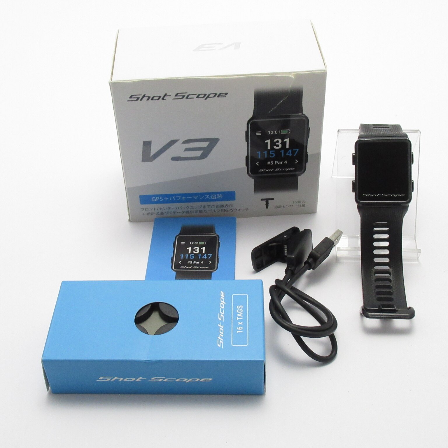 中古】ショットスコープ V3 GPSウォッチ - - - C(パーツ)|Shot Scope