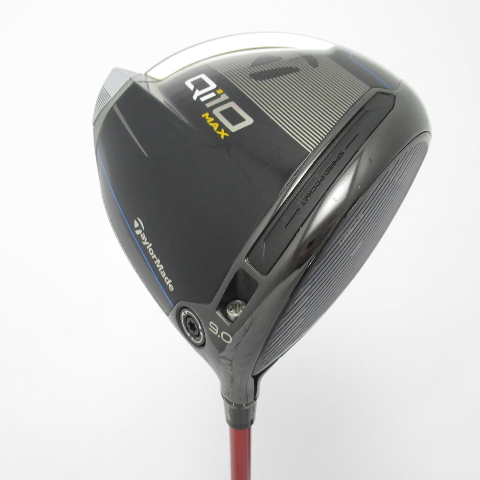 テーラーメイド Qi10 MAX ドライバー9.0°ヘッドカバー付き ○訳有1円