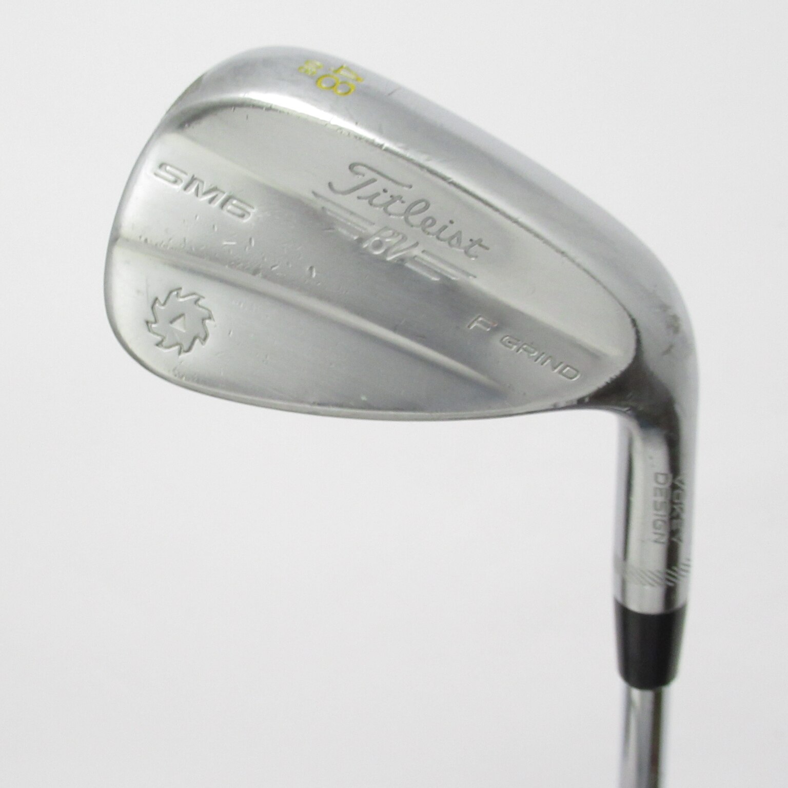 中古 Cランク （フレックスS） タイトリスト VOKEY SPIN MILLED SM6 ツアークロム 46°/08°