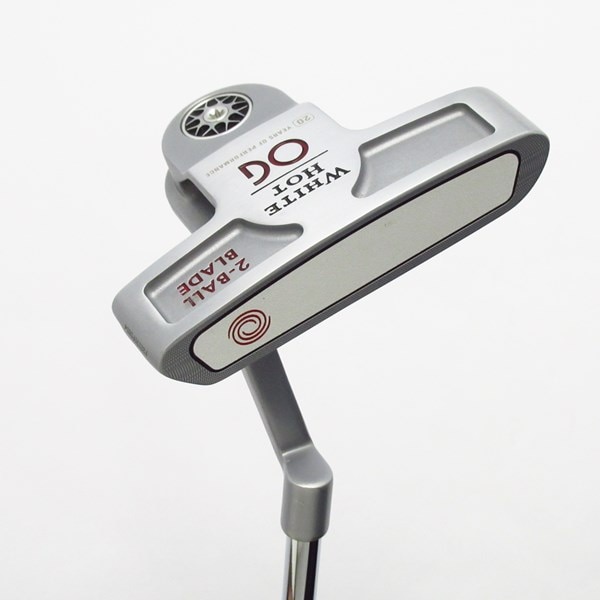 中古】WHITE HOT OG 2BALLBLADE LINED パター スチールシャフト 計測 