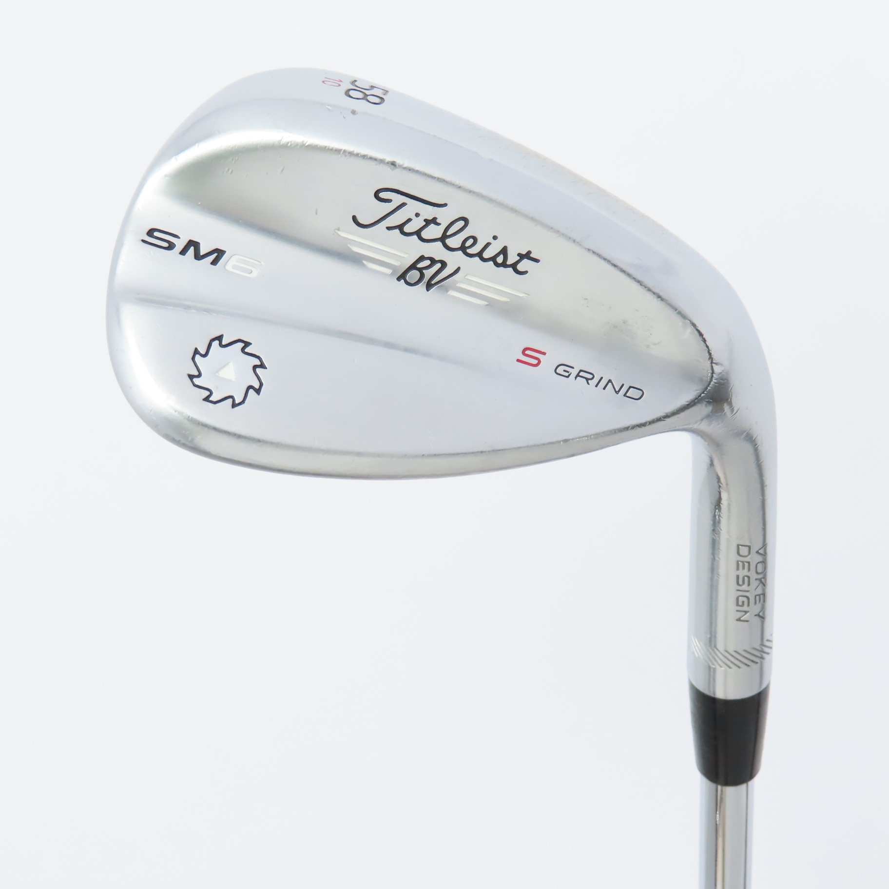 Titleist Vokey SM6 Steel Grey 58* 10 Bounce S-Grind Wedge