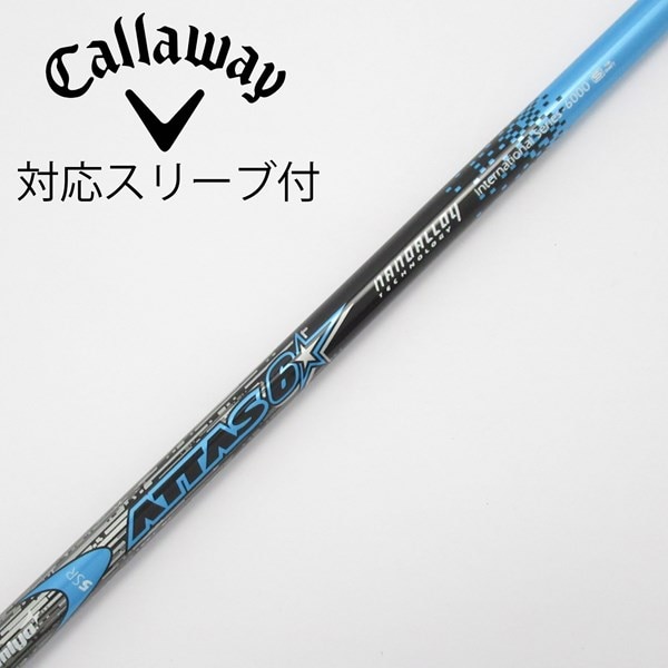 中古】ATTAS 6☆ ドライバー用_スリーブ付 ATTAS 6☆ 5 SR C(シャフト 