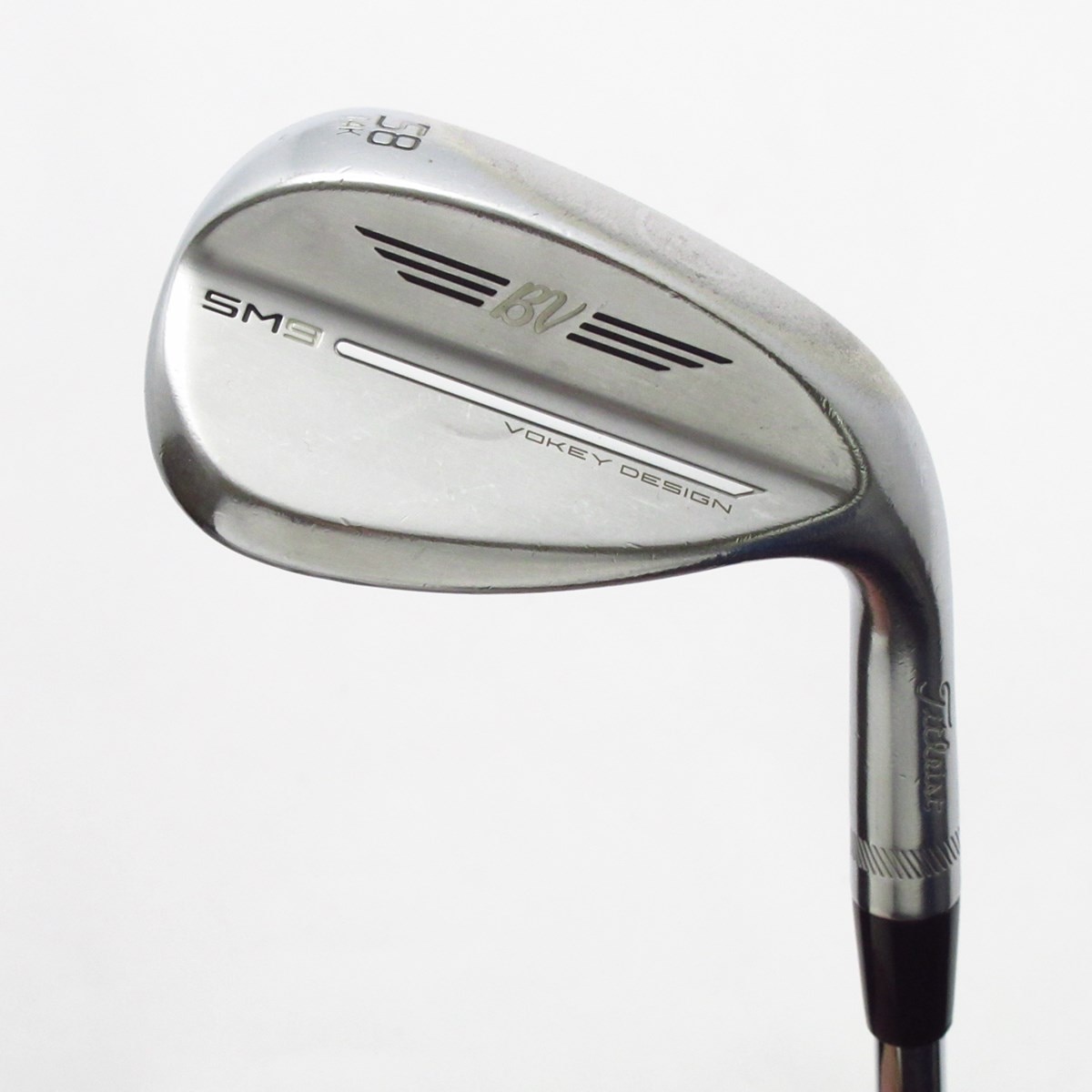 激安ブランド 中古】Vokey SM9 58-14 スチールシャフト ウェッジ CHROME TOUR クラブ