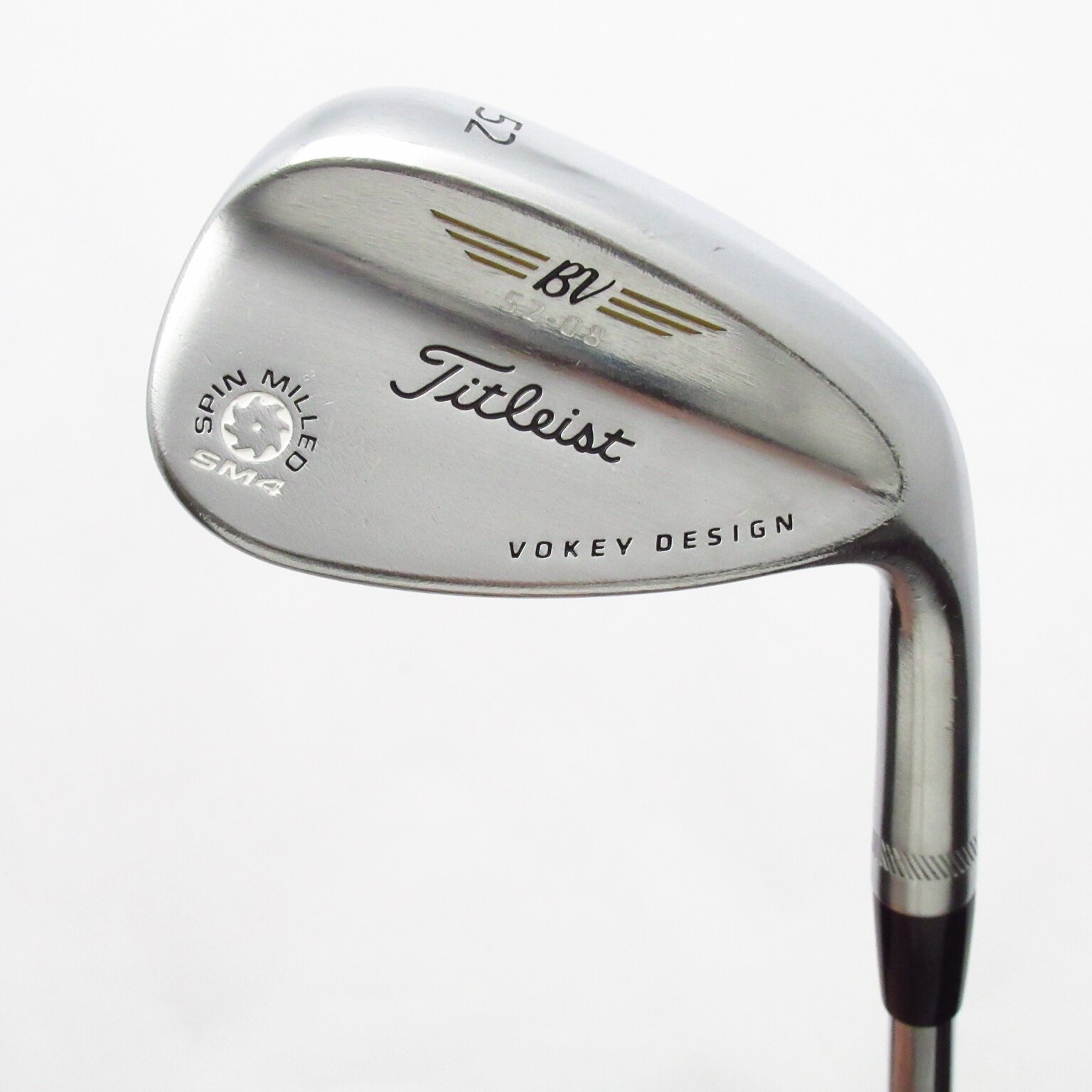 中古】Vokey SPINMILLED SM4 ツアークローム ウェッジ スチール 中古】Vokey SPINMILLED SM4 ツアークローム ウェッジ スチール
