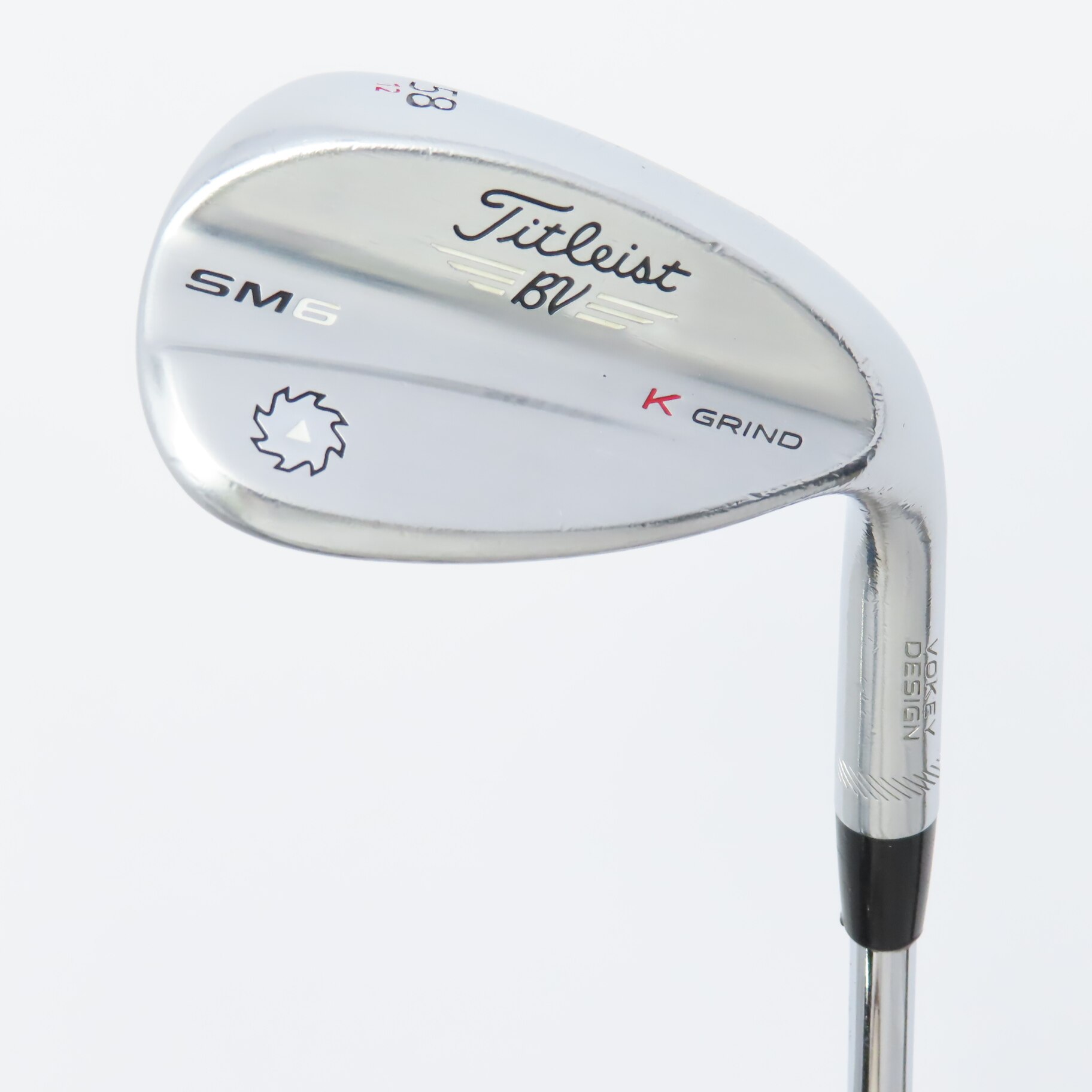 中古】Vokey SM6 ツアークローム K GRIND ウェッジ スチール 中古】Vokey SM6 ツアークローム K GRIND ウェッジ スチール