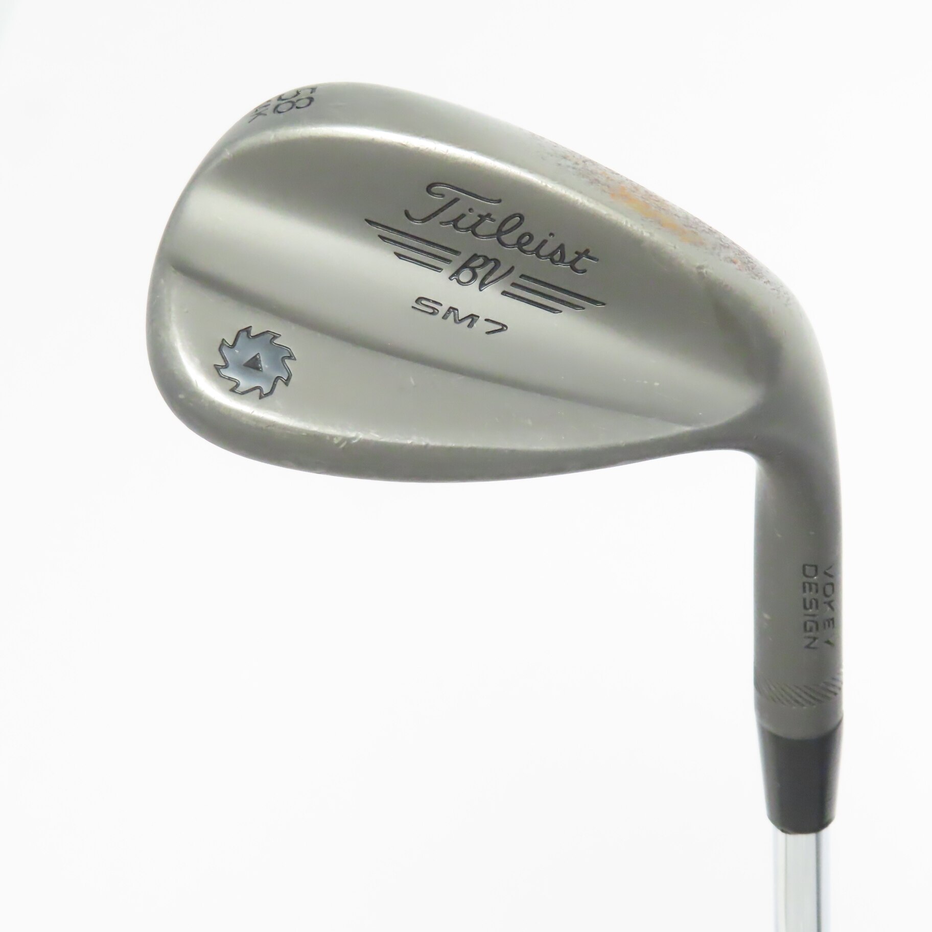 中古】Vokey SM7 JET BLACK ウェッジ スチールシャフト 58-14 判別不能