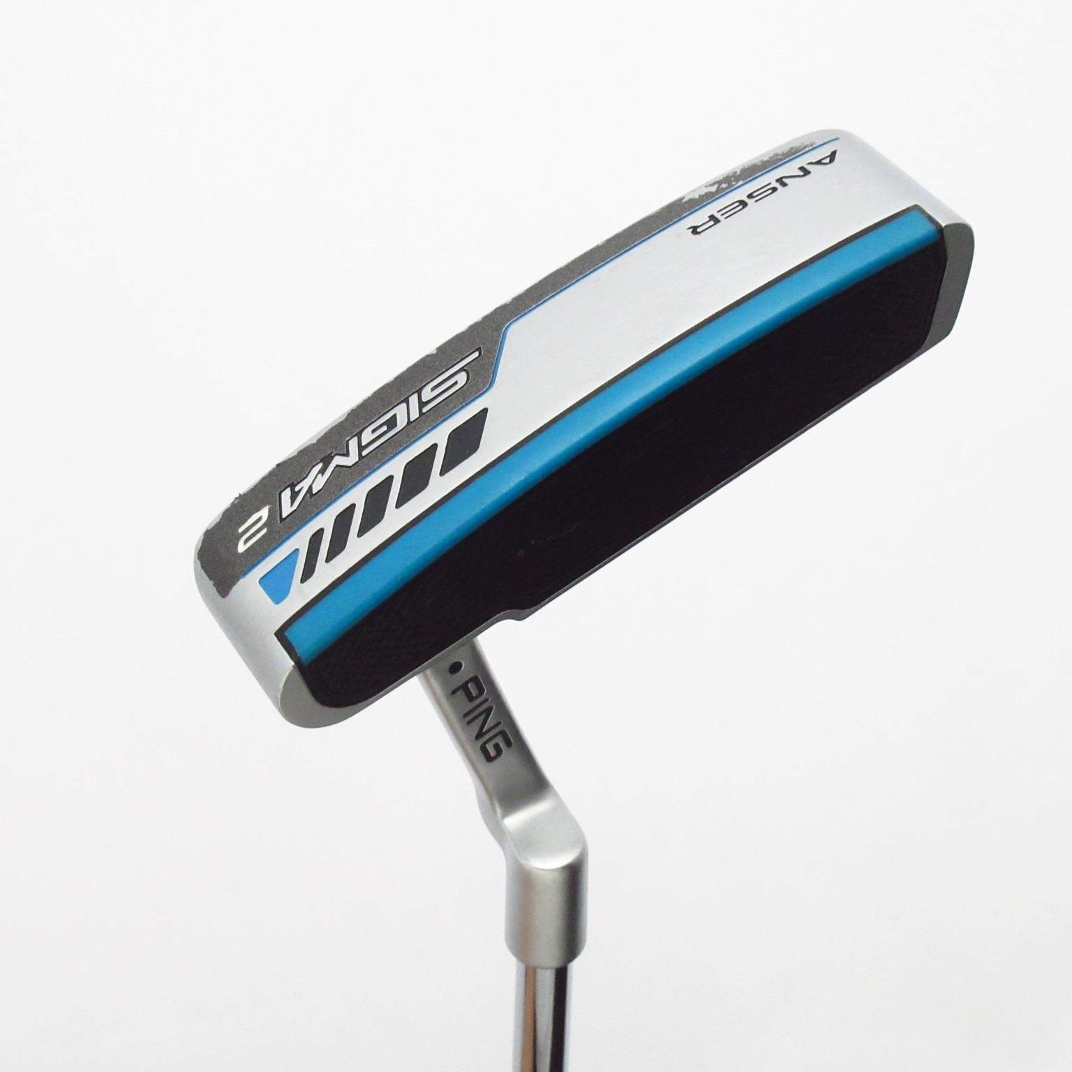 当店だけの限定モデル 中古】SIGMA2 ANSER プラチナム仕上げ パター スチールシャフト PING