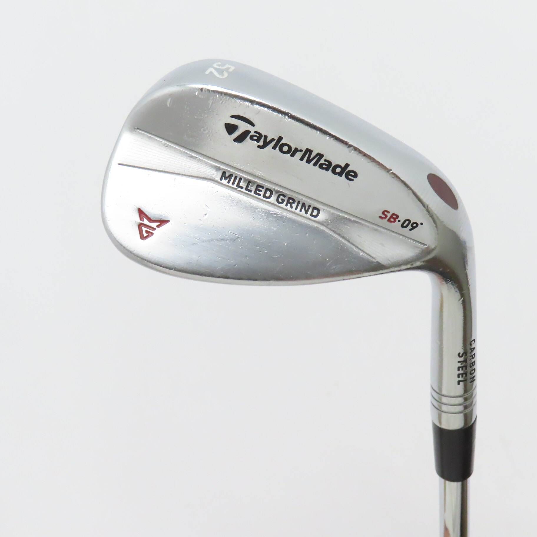 TaylorMade - テイラーメイド 52° ウェッジ 中古美品 ミルドグラインド 中古】ミルドグラインド ウェッジ スチールシャフト 52-09 判別