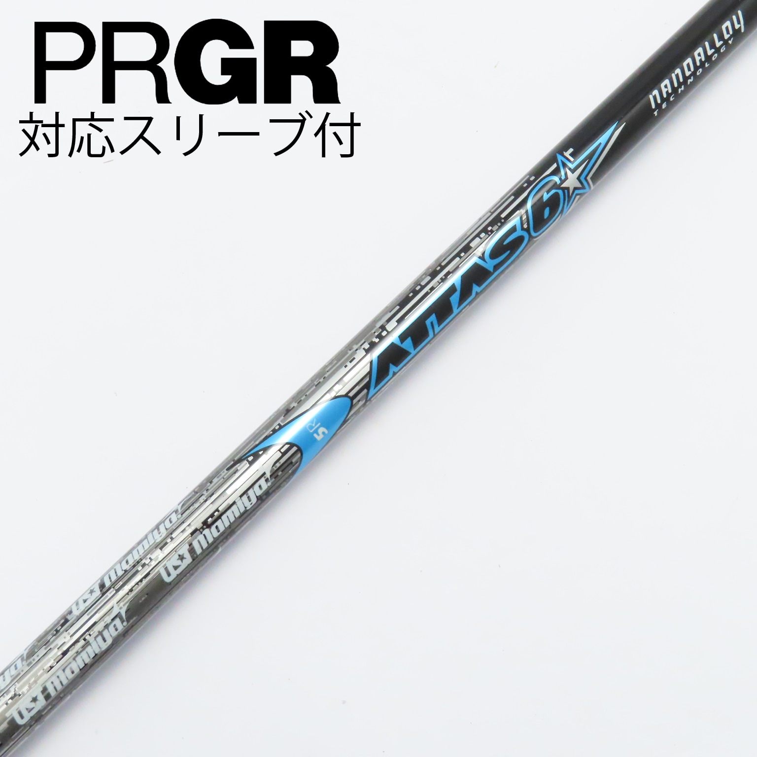 中古】ATTAS 6☆ ドライバー用_スリーブ付 ATTAS 6☆ 5 R C