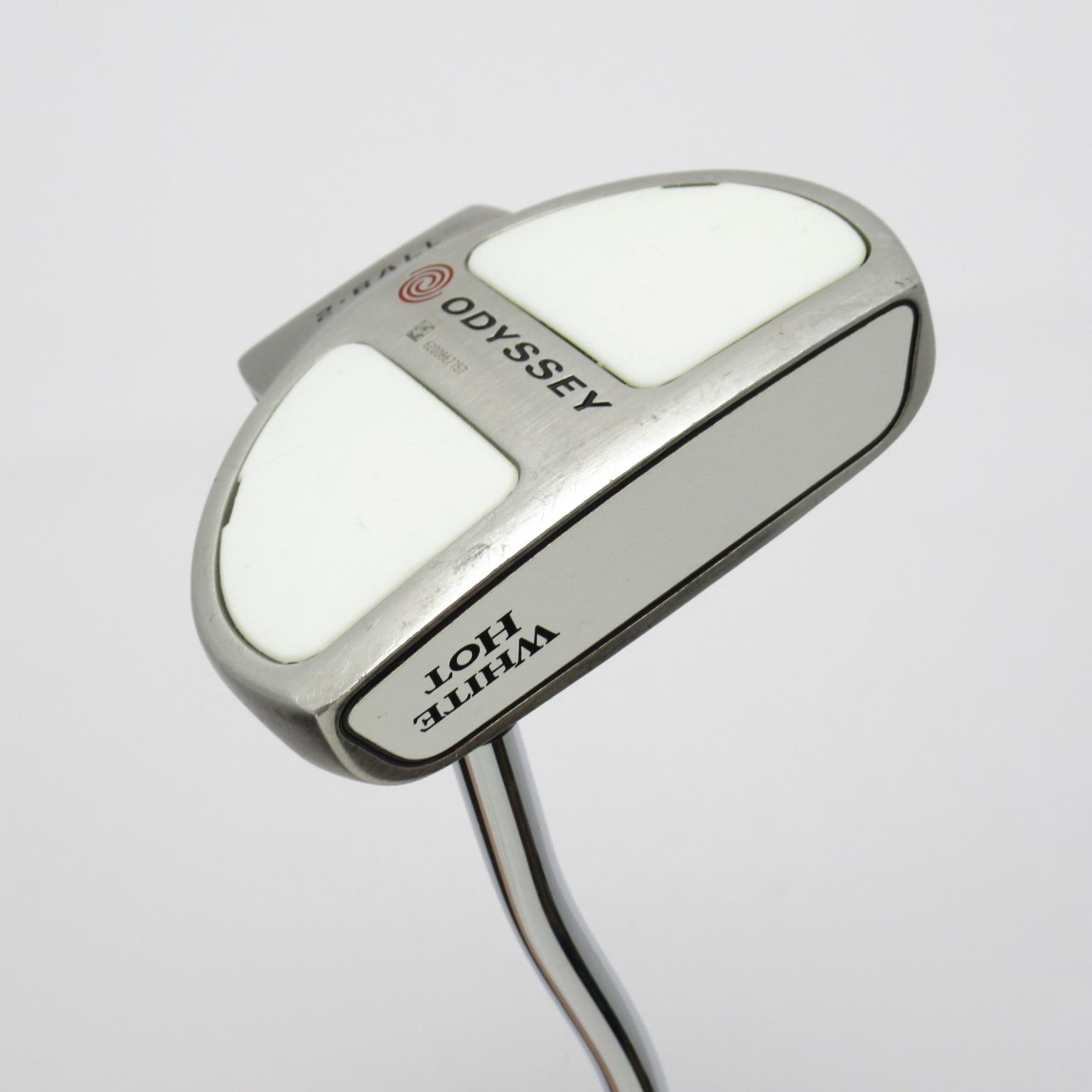 中古】WHITE HOT 2BALL センター パター スチールシャフト 計測