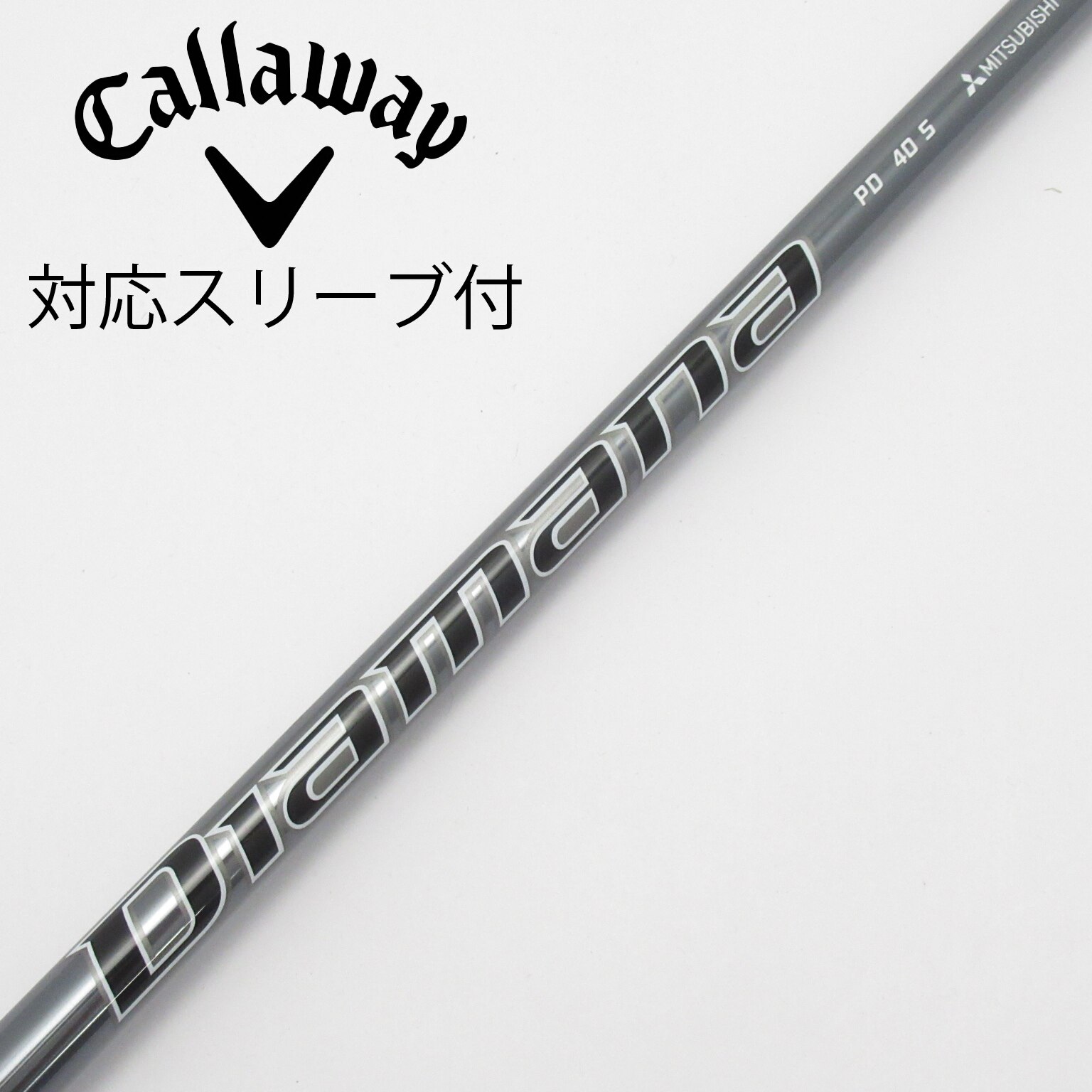【中古】　ディアマナ　PD 40 S 中古】Diamana PD ドライバー用_スリーブ付 Diamana PD 40 S C