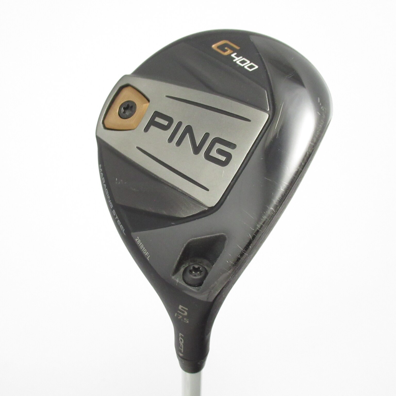 【中古ゴルフクラブ】ピン　G400　G400 フェアウェイウッド ATTAS COOOL 6　シャフト：ATTAS COOOL 6 中古】G400 フェアウェイウッド ATTAS COOOL 6 17.5 SR CD