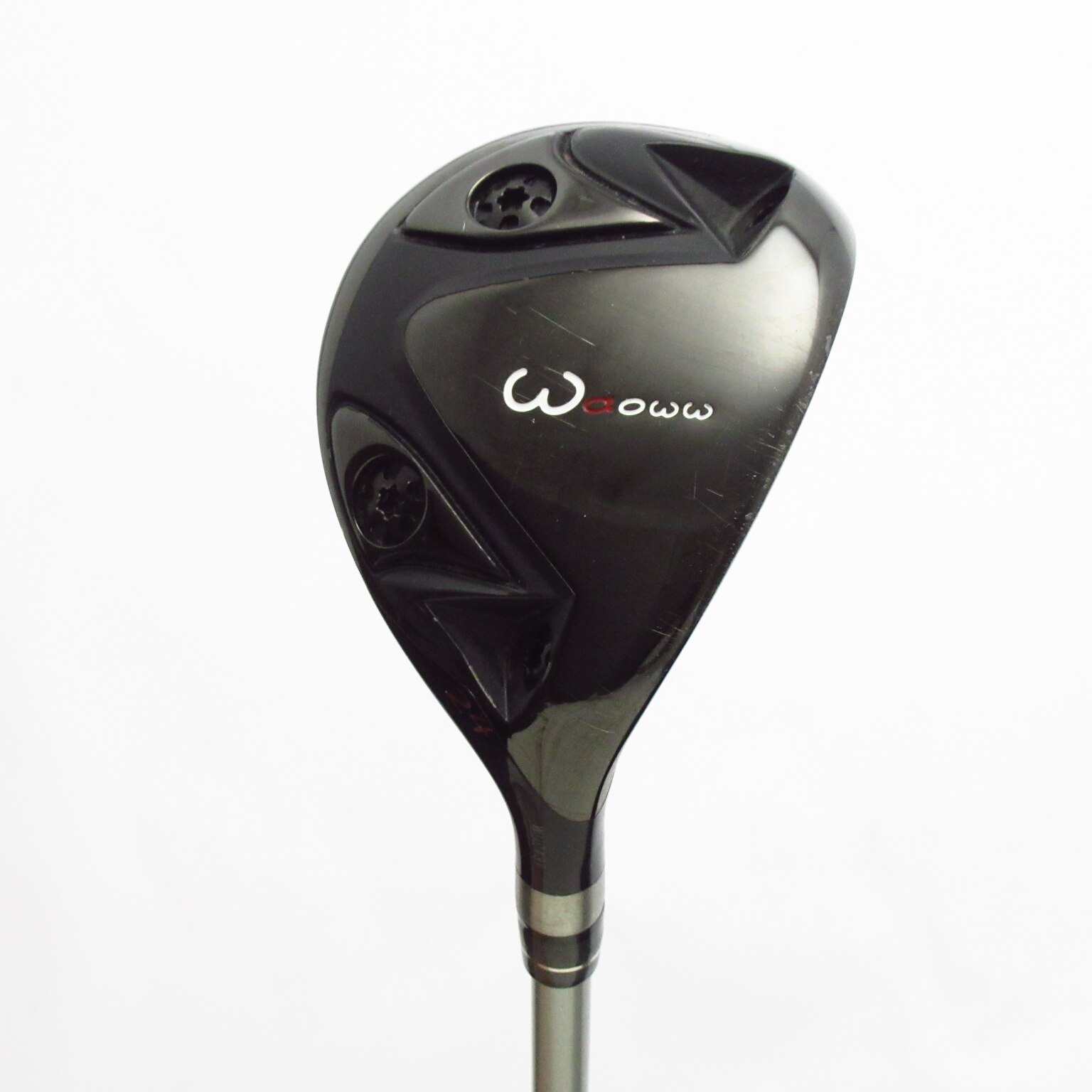 【中古ゴルフクラブ】Waoww RV-555 BLACK ユーティリティ BASILEUS UT 80　シャフト：BASILEUS UT 80 中古】Waoww RV-555 BLACK ユーティリティ BASILEUS UT 80 24 S CD