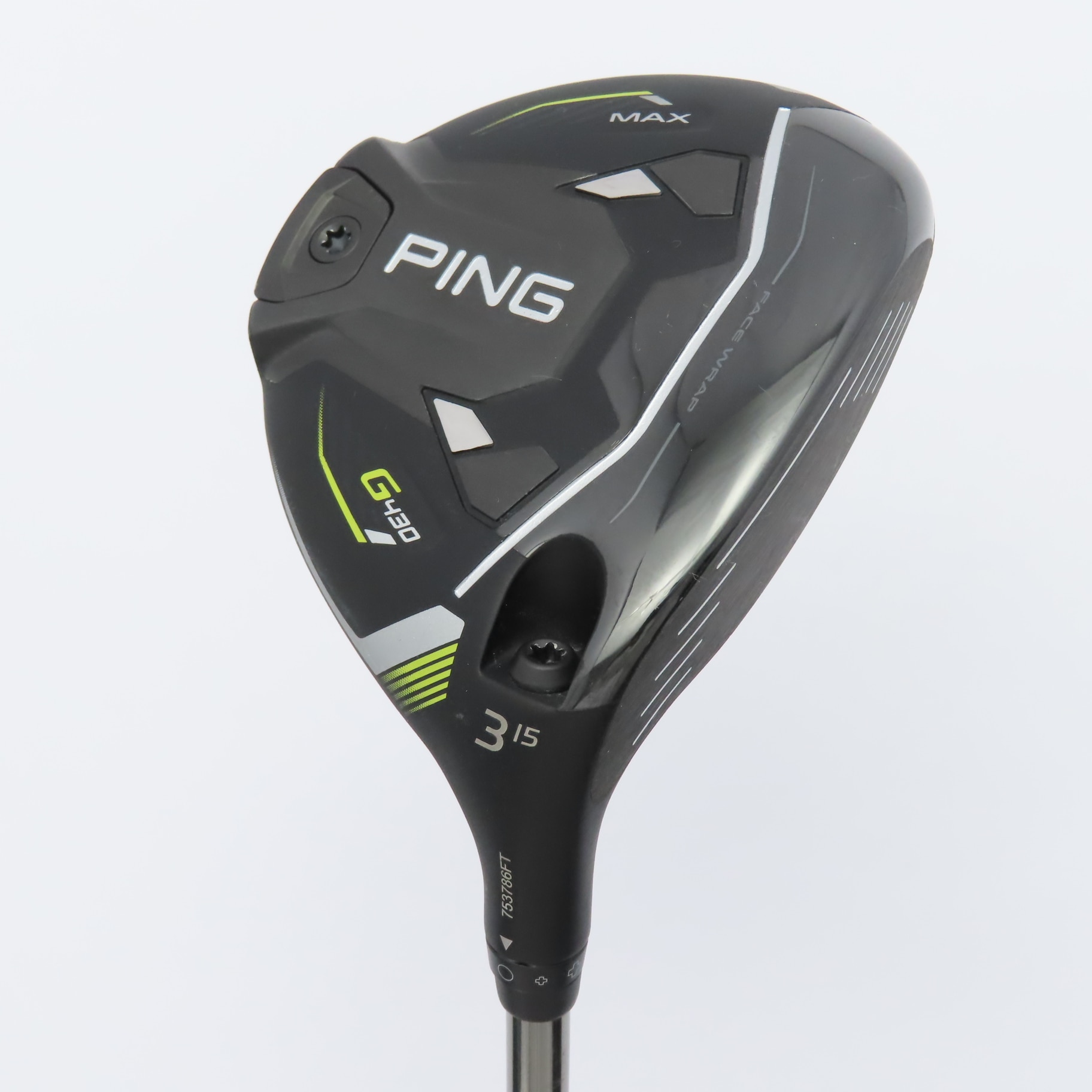 【新品未使用】G430MAX フェアウェイウッド #3 75S ピン G430 MAX フェアウェイウッド #3 [PING TOUR 2.0 CHROME 75