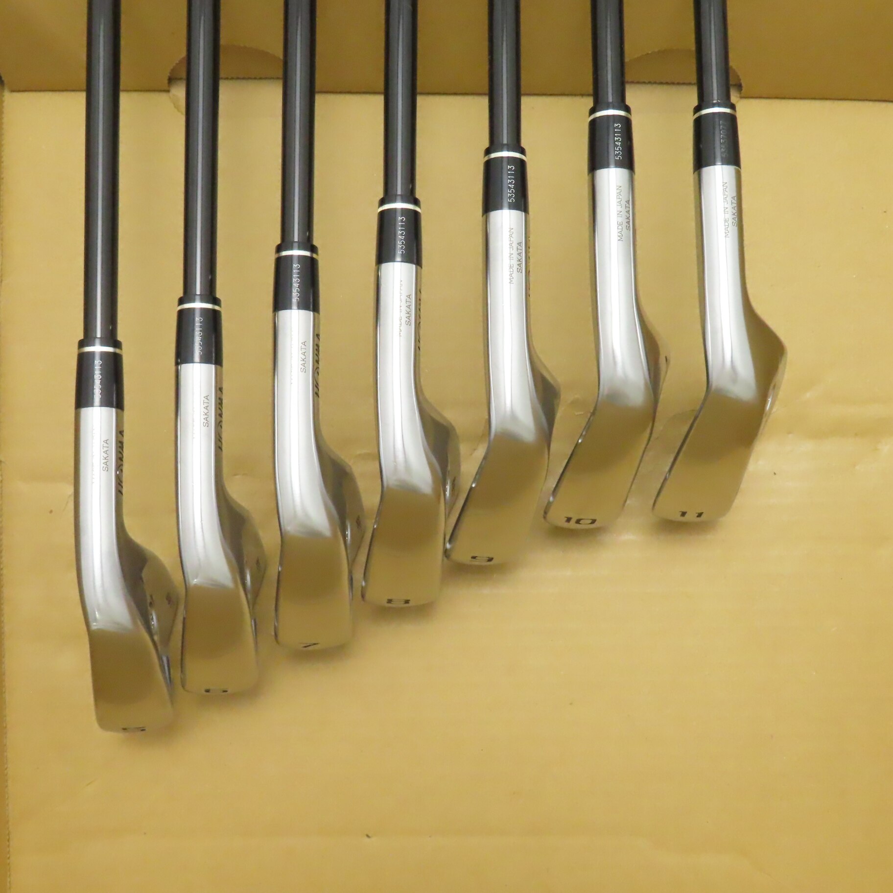 中古】LB-818 中空 アイアン VIZARD 60 21 R C(アイアン（セット