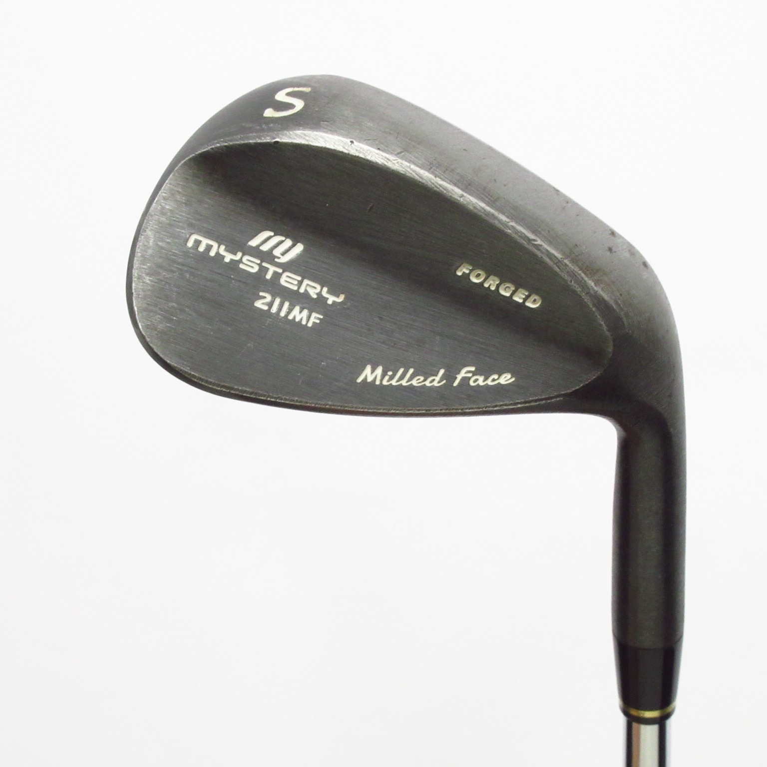 中古】MYSTERY 211MF Milled Face BK ウェッジ Dynamic Gold